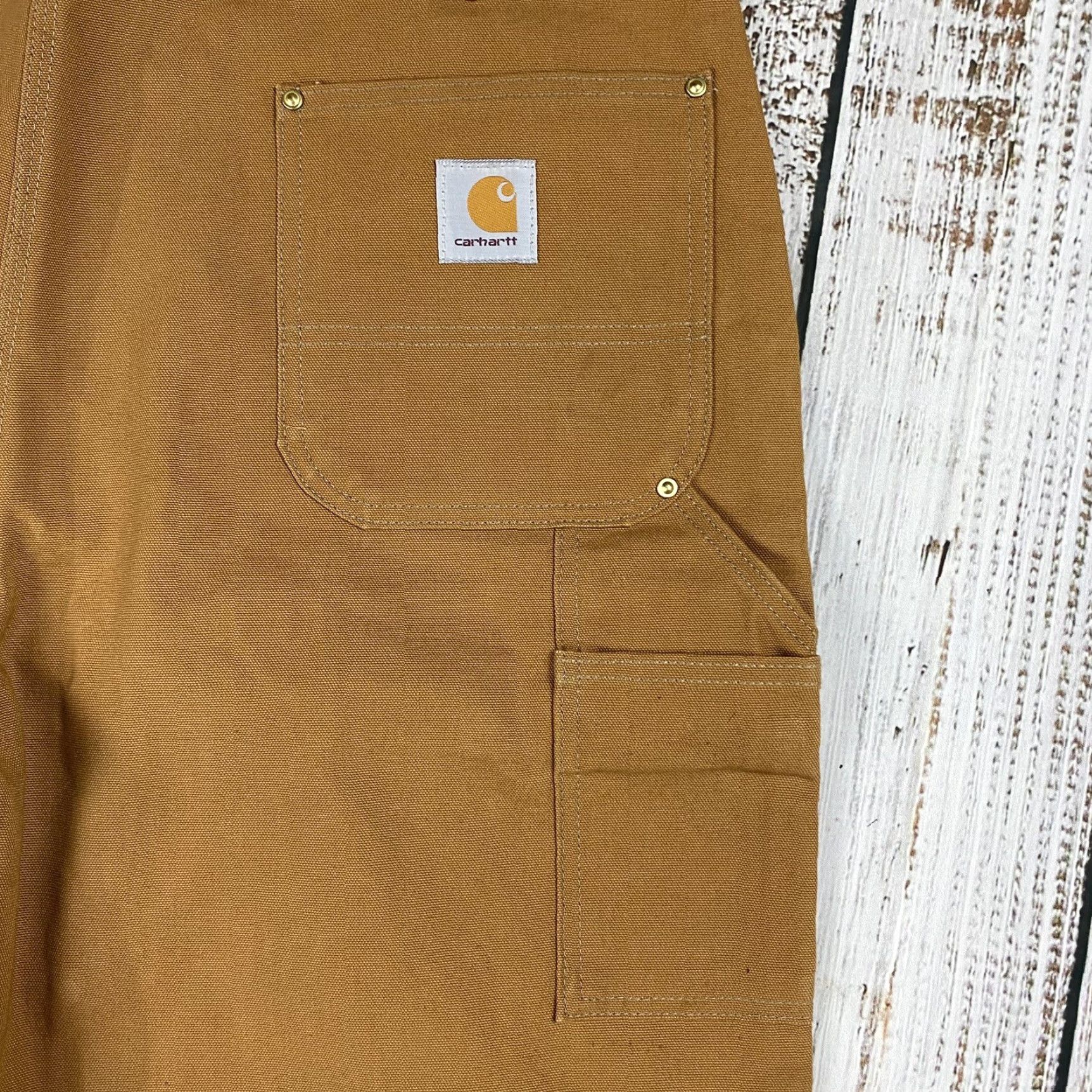 Carhartt VINTAGE Carhartt Men's Double Knee Canvas Pants 40x34 Brown Workwear USA UNION Size US 40 / EU 56 - 8 Thumbnail