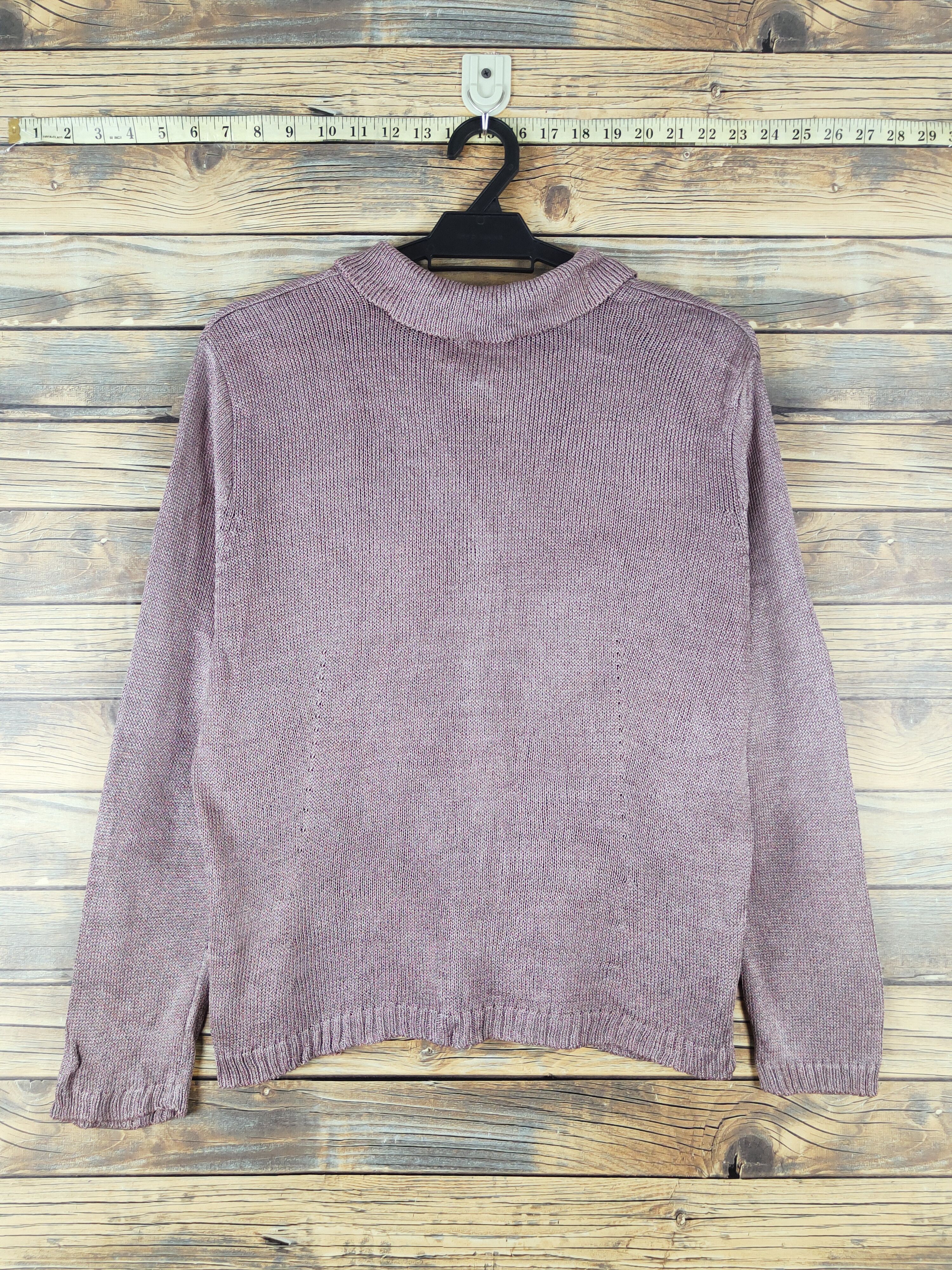 Vintage Macos Purple Knitwear Cardigan #W1637 Size M / US 6-8 / IT 42-44 - 7 Thumbnail