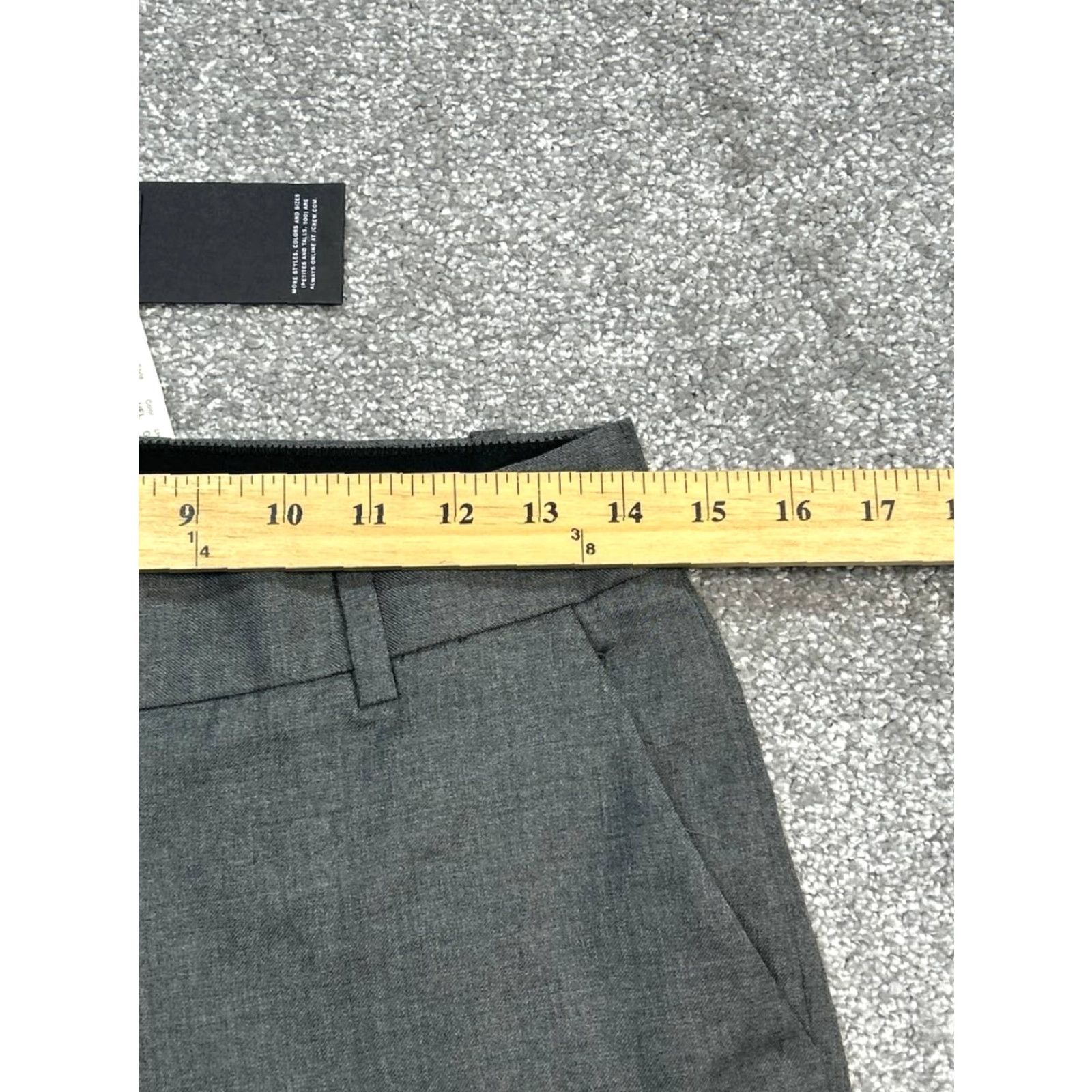 J.Crew J. Crew Super 120s Dress Pants Womens 0 Gray City Fit Mid Rise Bootcut Leg New Size 25" / US 0 / IT 36 - 5 Thumbnail