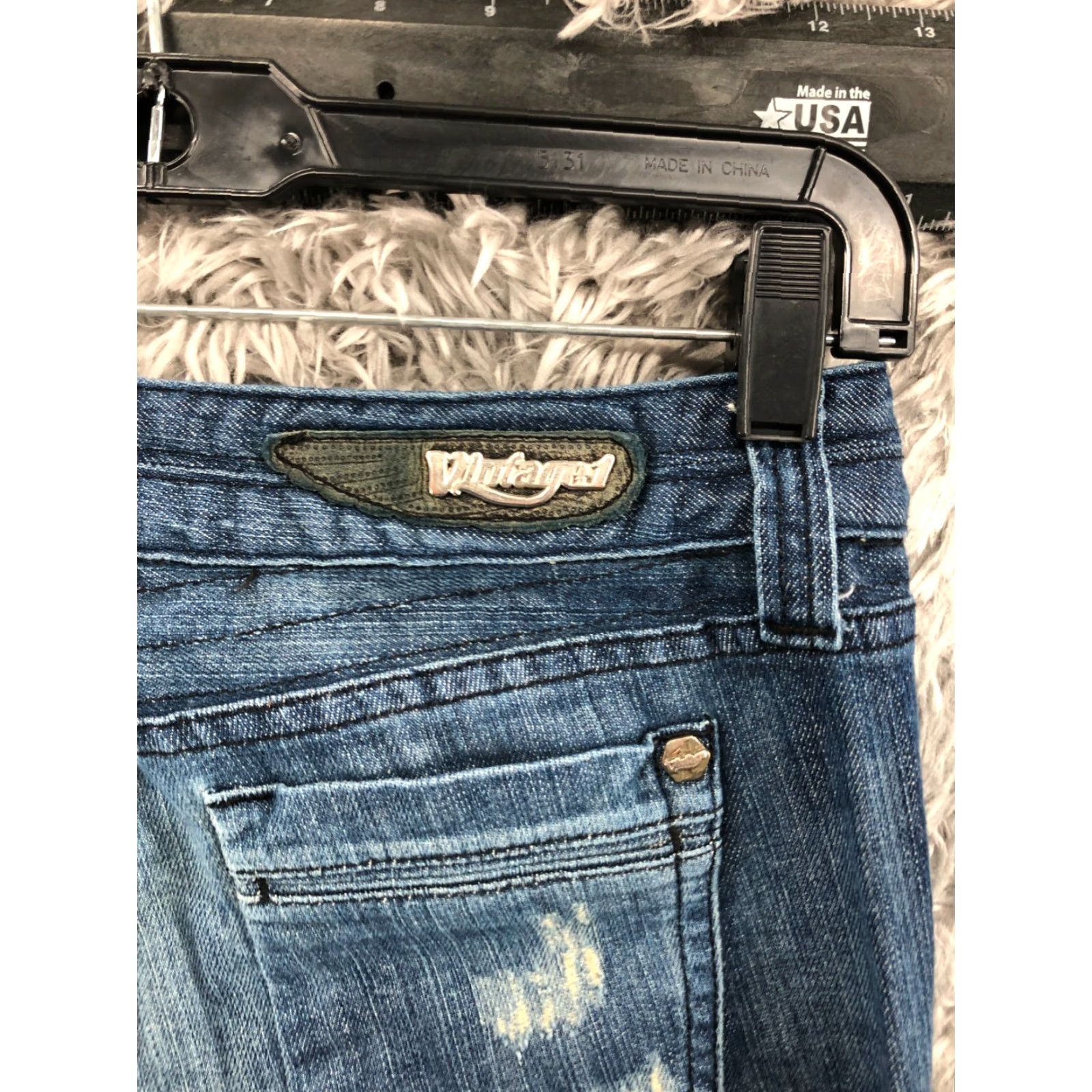 Vintage VINTAGE 1 Skinny Ankle Zip Jeans Size 27 Womens Medium Wash Blue Size 27" / US 4 / IT 40 - 7 Thumbnail