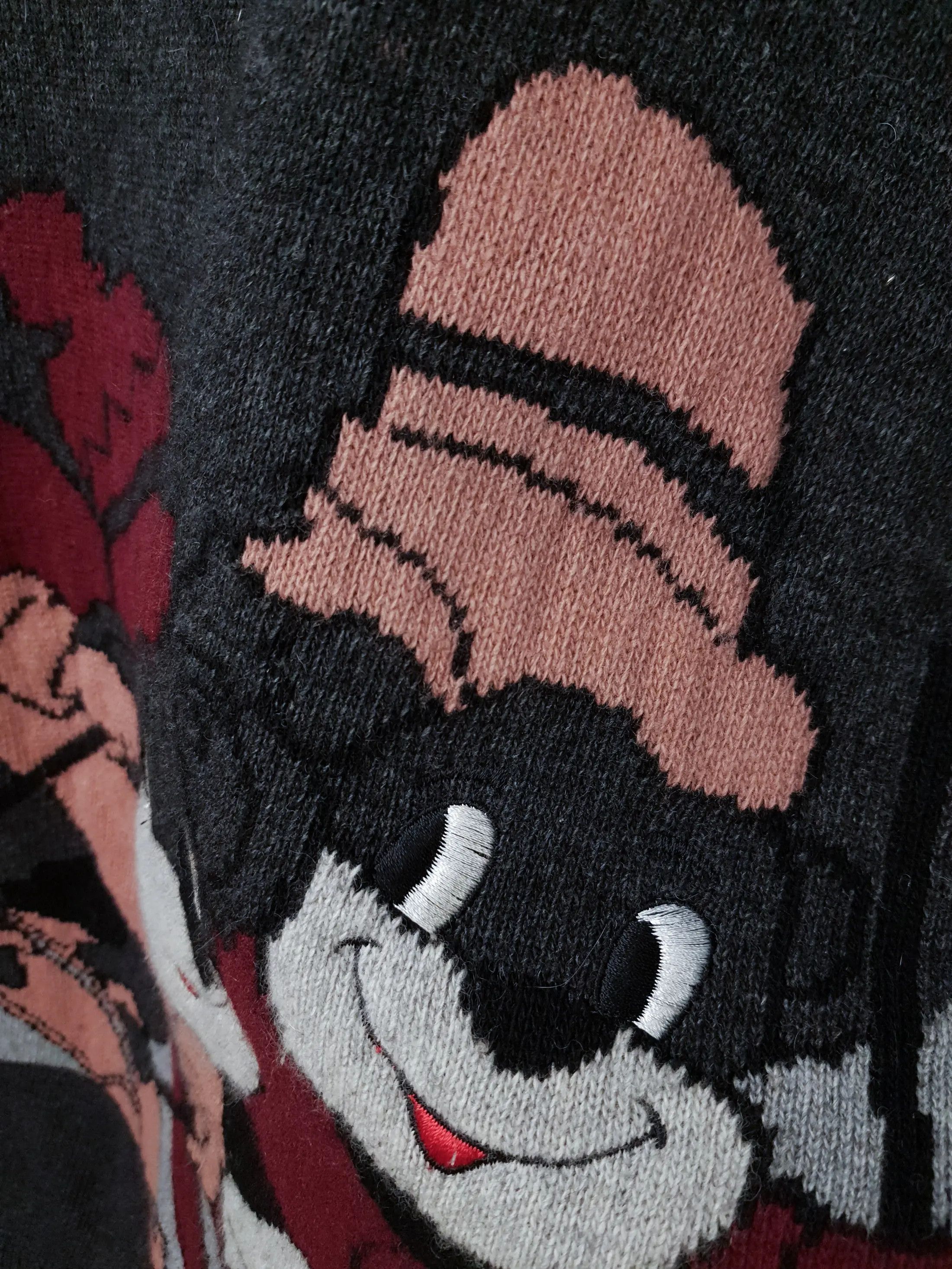 Vintage 1980s American Vintage Cute Animal Print Crewneck Jumper Size US L / EU 52-54 / 3 - 4 Thumbnail