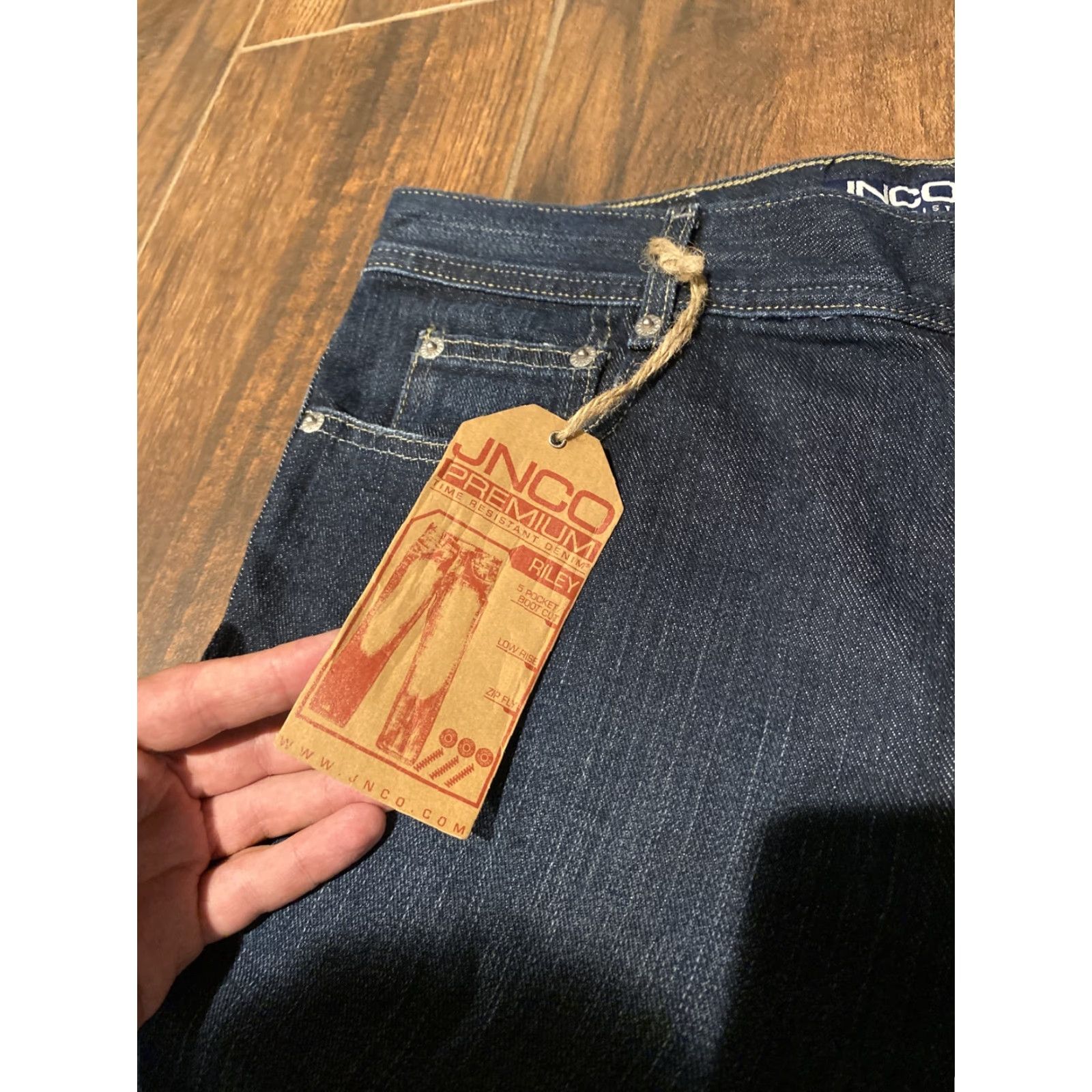 JNCO NWT JNCO Premium Time Resistant Denim Women’s Riley Low Rise Bootcut Size 20 Jeans Blue 5-Pocket Design Womens Regular Size Type Jeans Size ONE SIZE - 6 Thumbnail