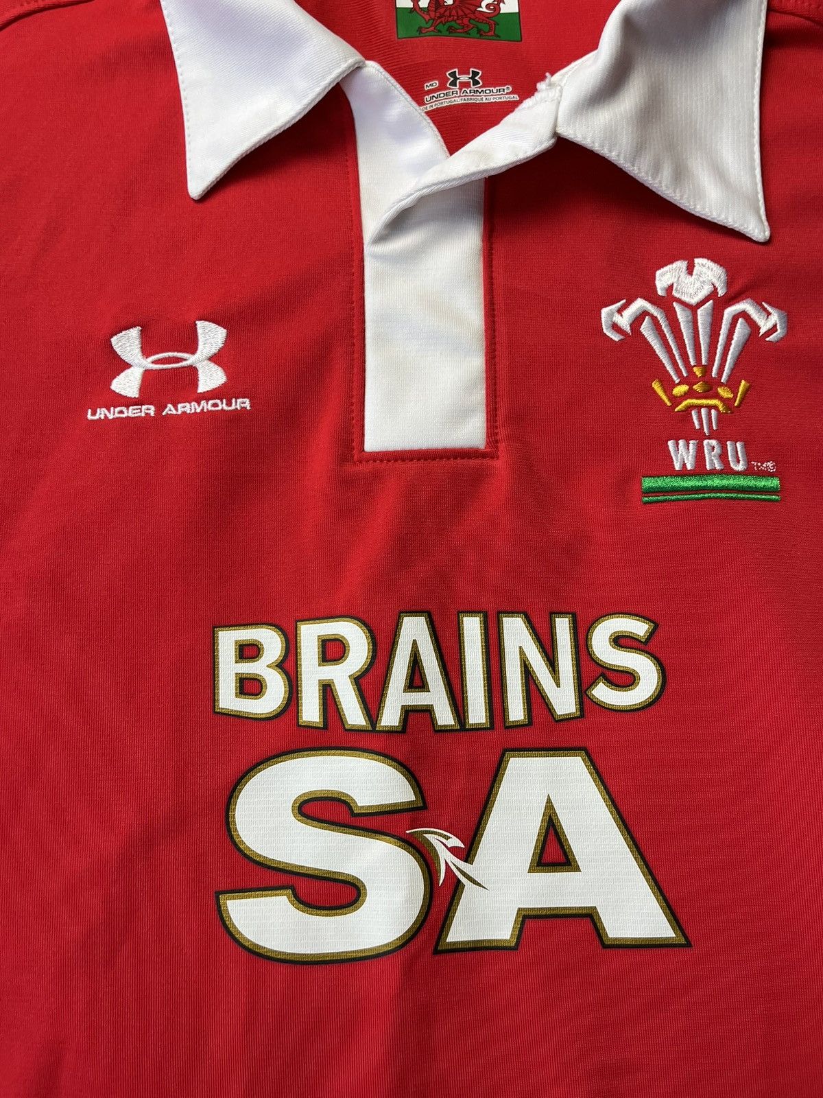 Under Armour Wales Rugby Shirt Under Armour Home Top 2008/09 Jersey Men's Size US L / EU 52-54 / 3 - 16 Thumbnail