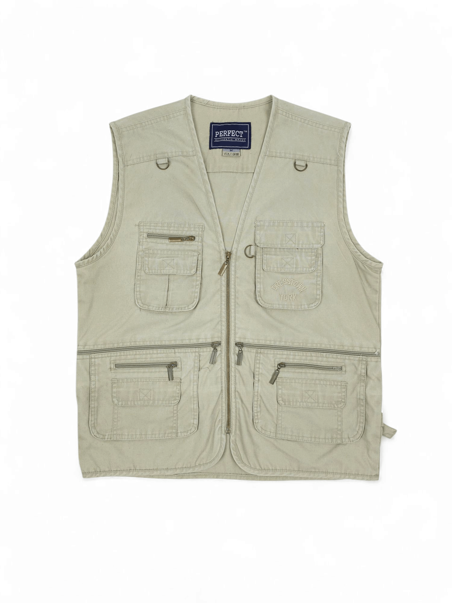 Japanese Brand 💎 Y2K Vintage Cargo Utility Tactical Pocket Vest Military Size US M / EU 48-50 / 2 - 1 Thumbnail