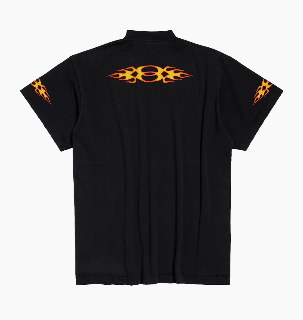 Balenciaga Balenciaga Unity Burning Oversized T shirt Size US L / EU 52-54 / 3 - 2 Thumbnail