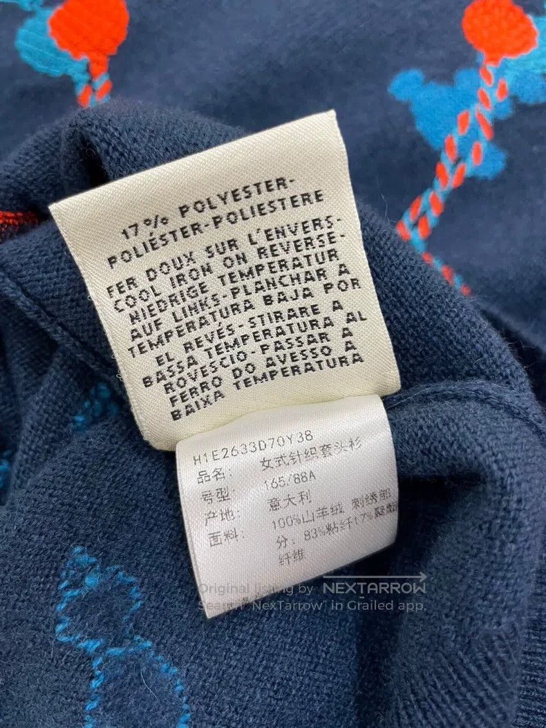 Hermes Hermes Embroidered Cashmere Sweater Size XS / US 0-2 / IT 36-38 - 5 Thumbnail