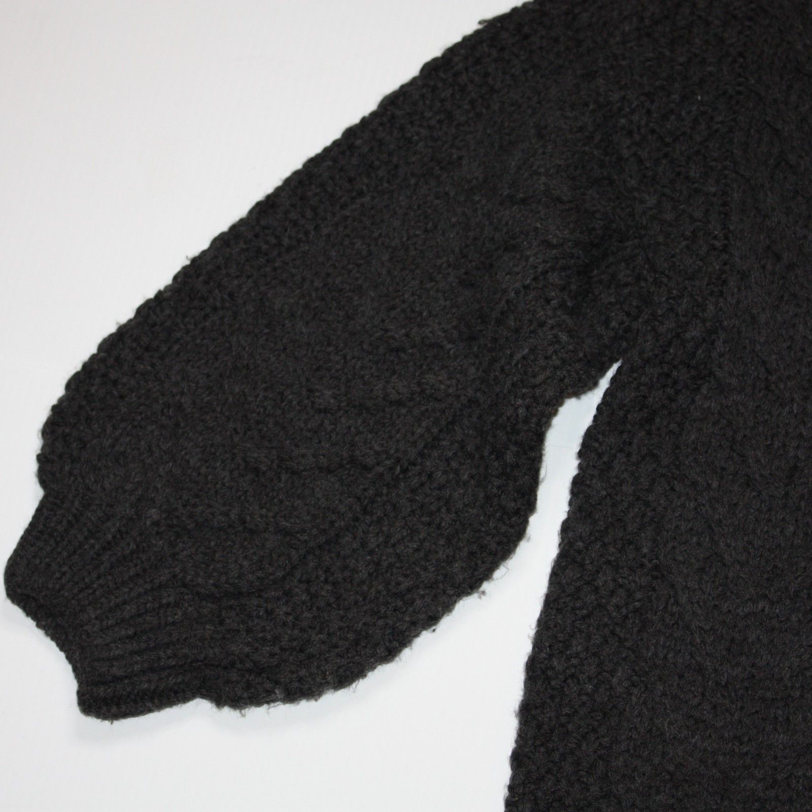 Topshop Long Open Front Cardigan Sweater in Charcoal size XS US 2-4 Size XS / US 0-2 / IT 36-38 - 8 Thumbnail
