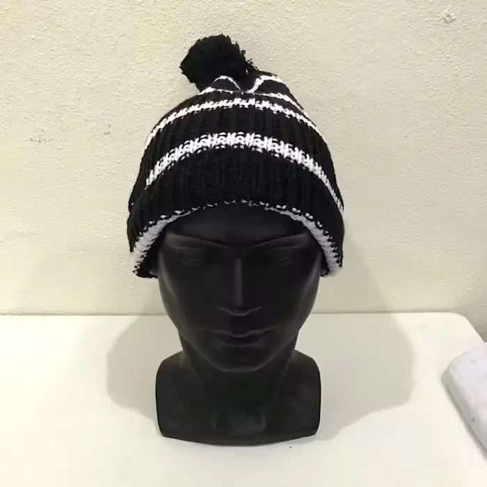 Japanese Brand × Vintage Japanese Brand Stripe Design Beanie Hat Size ONE SIZE - 3 Thumbnail