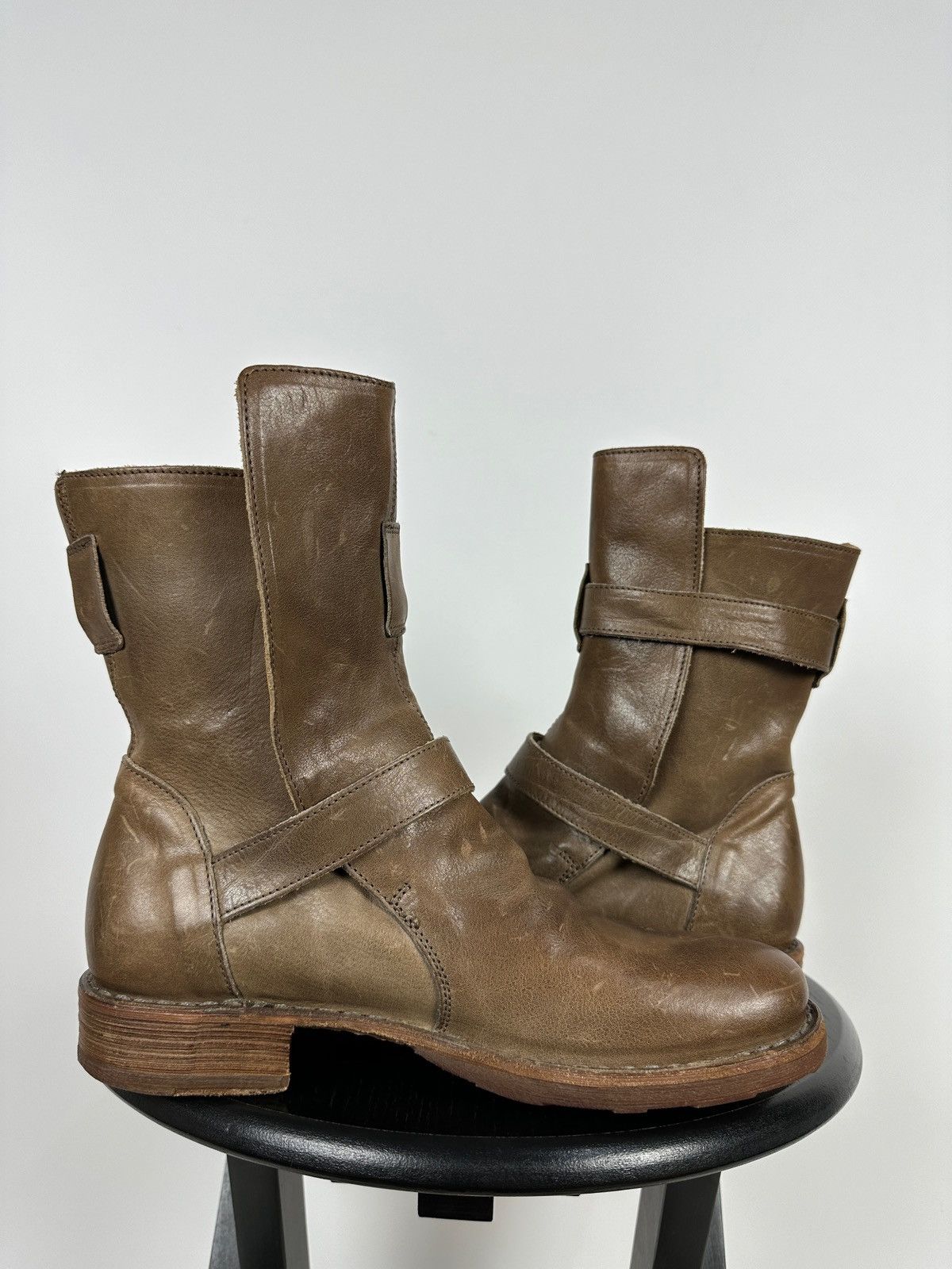 Fiorentini + Baker Fiorentini + Baker Eternity 2 Buckle Moto Ankle Boots Size US 7 / IT 37 - 5 Thumbnail
