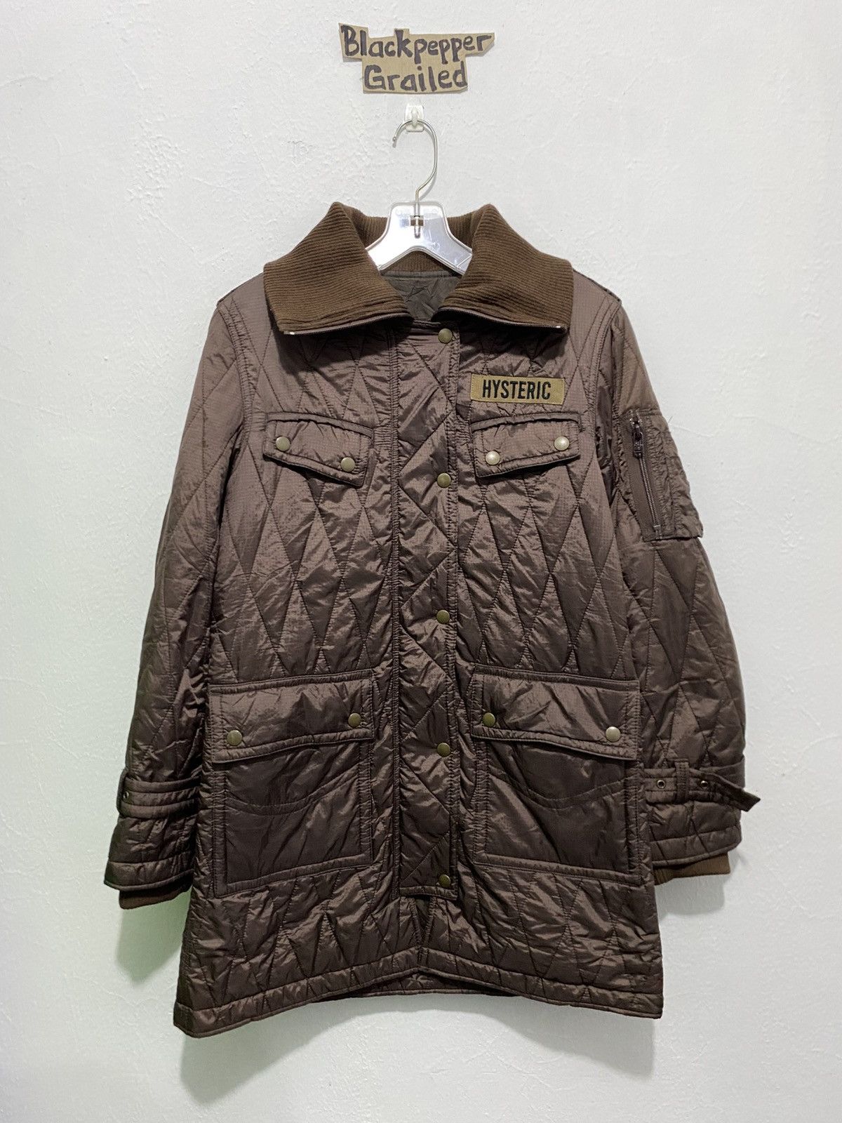Hysteric Glamour ❤️‍🔥 Hysteric Glamour Quilted Coat Jacket Size US S / EU 44-46 / 1 - 1 Thumbnail