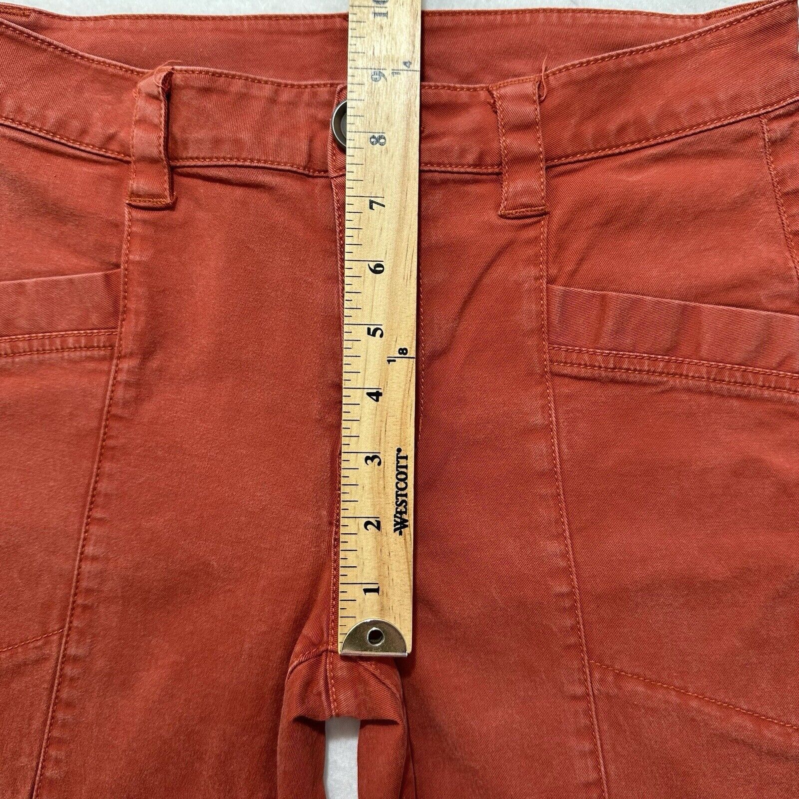 Other Cabi 6 Explorer Pants Skinny Leg Copper Orange Faded Size 28" / US 6 / IT 42 - 11 Thumbnail