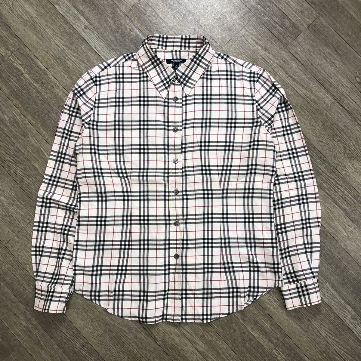 Burberry × Japanese Brand × Vintage Burberry London Nova Check Button Shirt Women Size M / US 6-8 / IT 42-44 - 1 Thumbnail