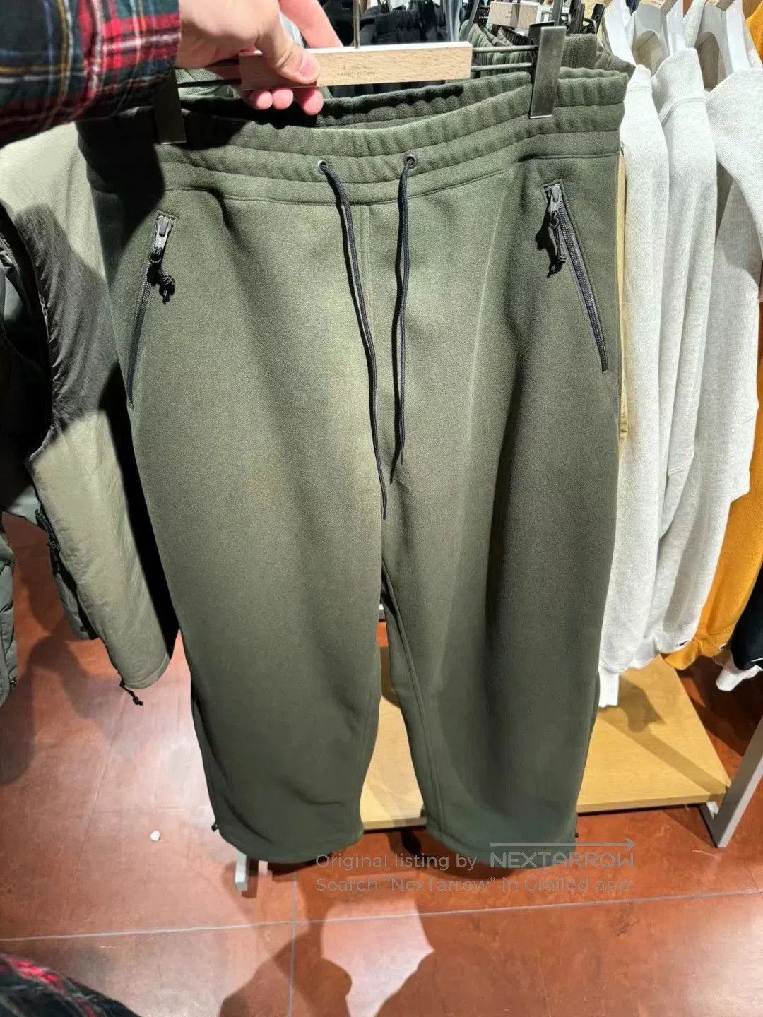 N.Hoolywood N.HOOLYWOOD Fleece Relaxed Straight Pants. Size US 36 / EU 52 - 2 Thumbnail