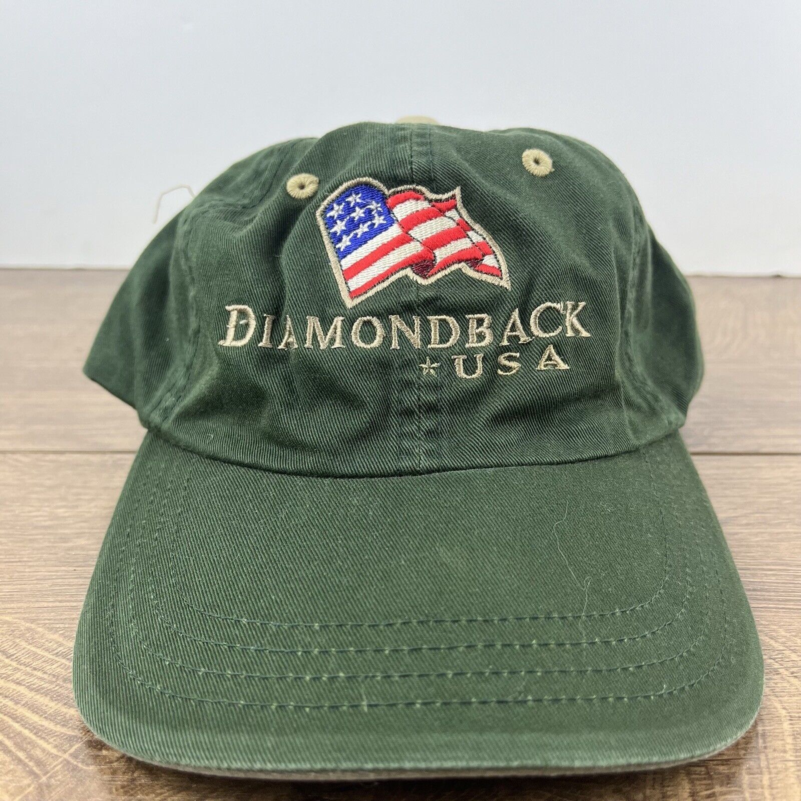 Other Diamondback USA Hat Adjustable Hat Green Hat Adjustable Gree Size ONE SIZE - 3 Thumbnail