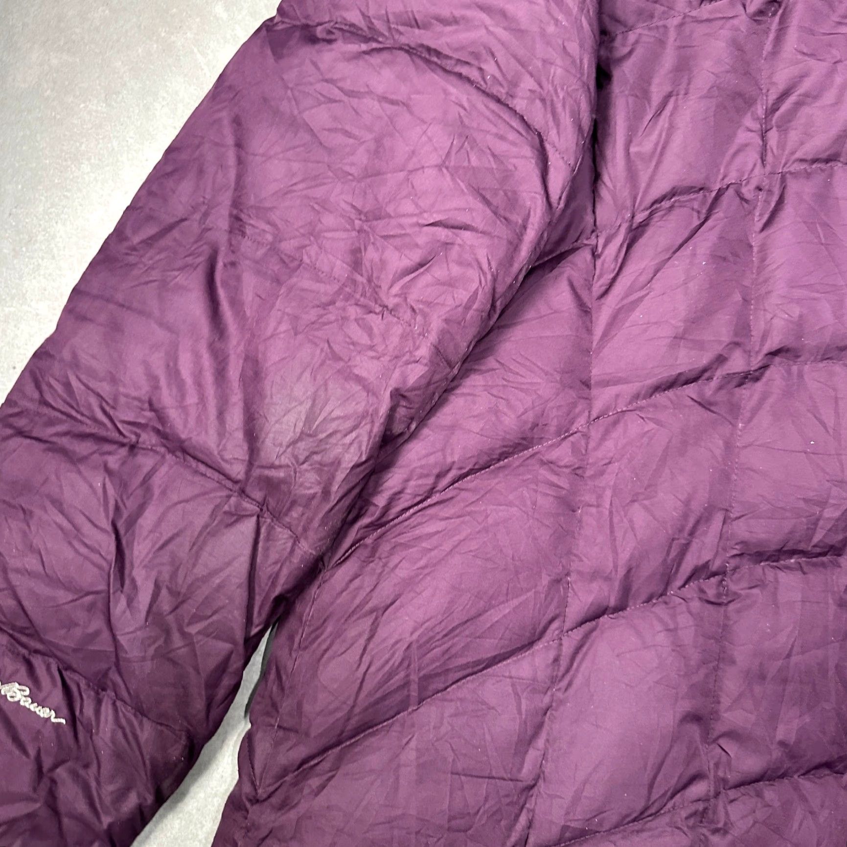 Eddie Bauer Eddie Bauer Sun Valley Goose Down Parka Jacket Women L 650 Fill Fur Hood Parka Coat Long Purple Womens Size L / US 10 / IT 46 - 7 Thumbnail