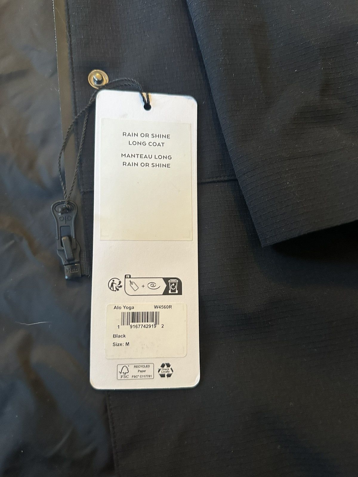 Alo Alo Rain or Shine Long coat Size US M / EU 48-50 / 2 - 8 Thumbnail