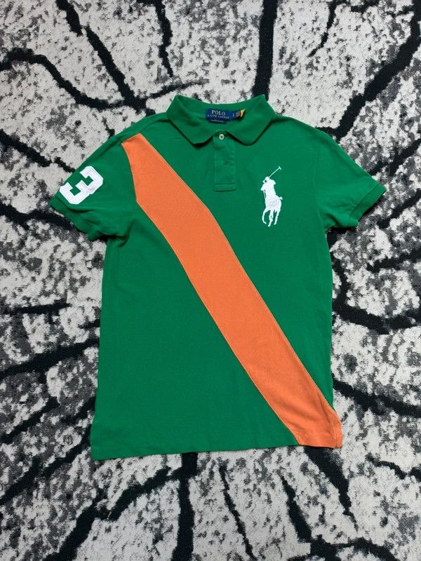 Ralph Lauren Ralph Lauren Big Pony Polo Shirt #3 Green Orange S USA Size US S / EU 44-46 / 1 - 1 Thumbnail