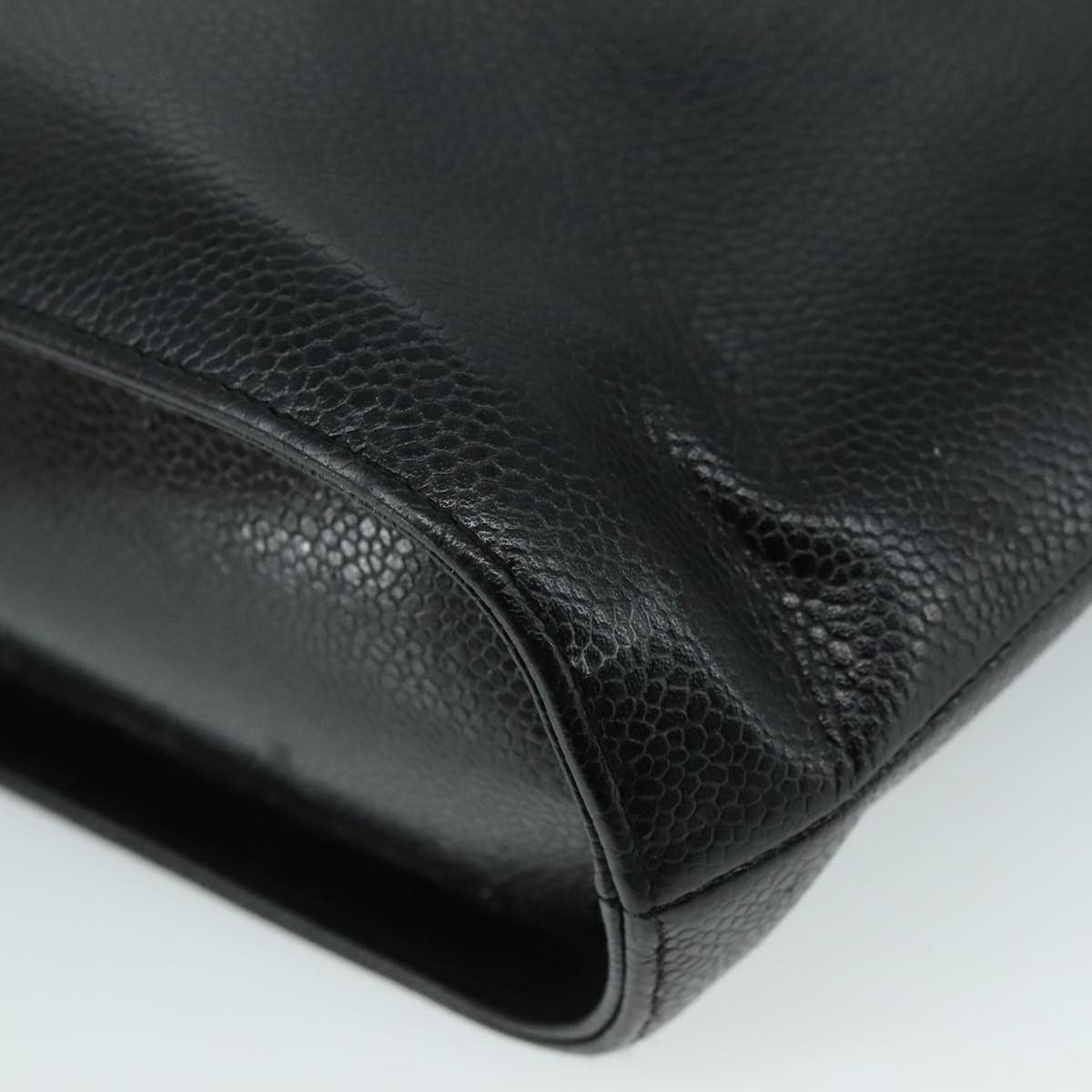 Chanel CHANEL Hand Bag Caviar Skin Black CC Size ONE SIZE - 15 Thumbnail