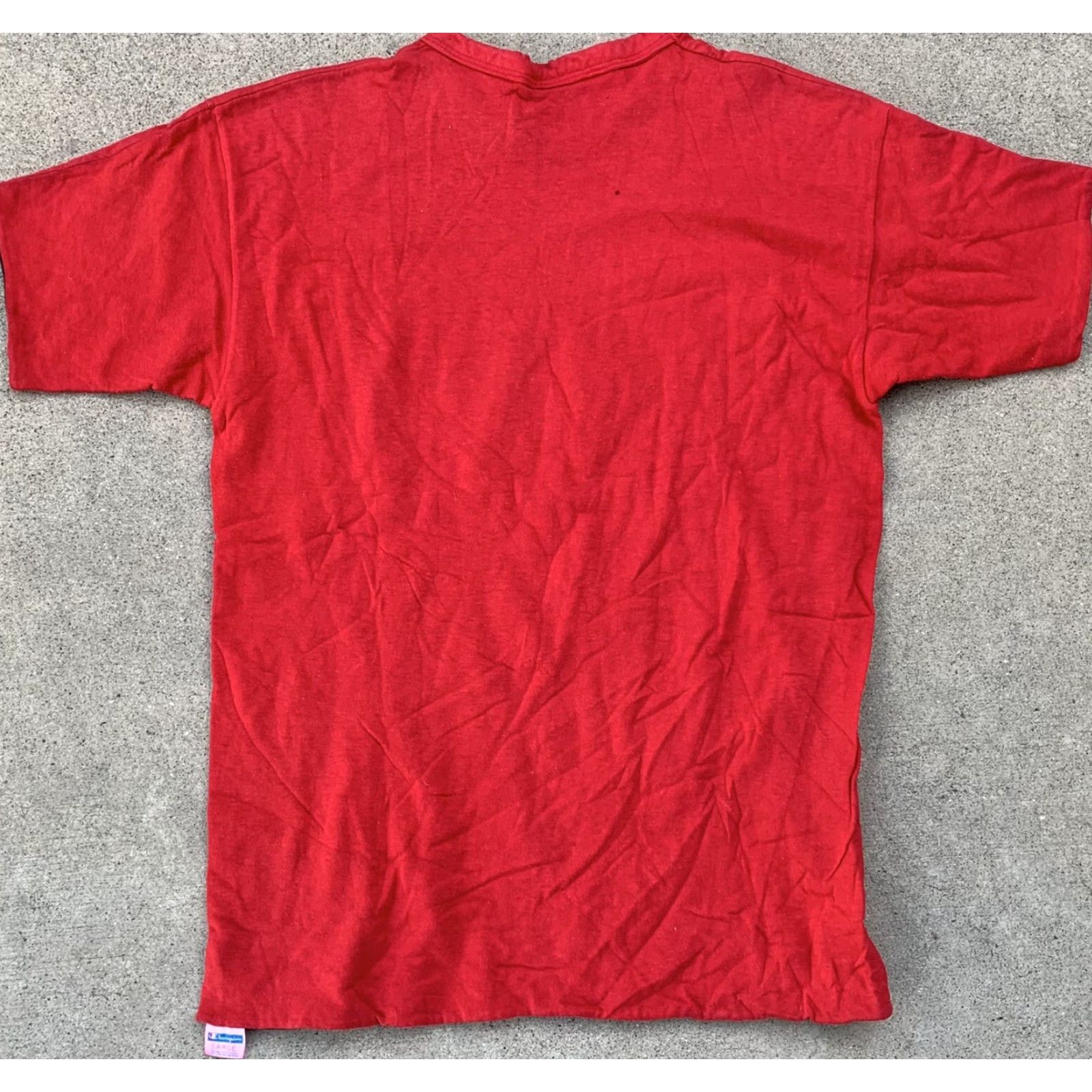 Champion VINTAGE Champion PE shirt Shirt Unisex L Red 70s reversible blue bar 70s L Mens Womens Boys Girls Size US L / EU 52-54 / 3 - 6 Thumbnail