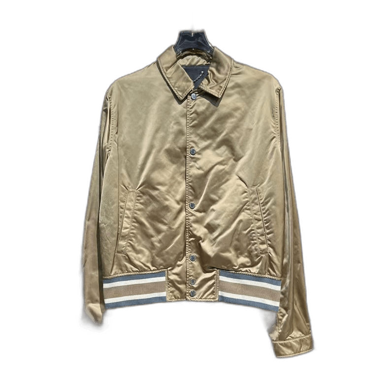 Louis Vuitton Louis Vuitton Gold Embroidered Letter Bomber Jacket Size US L / EU 52-54 / 3 - 1 Thumbnail
