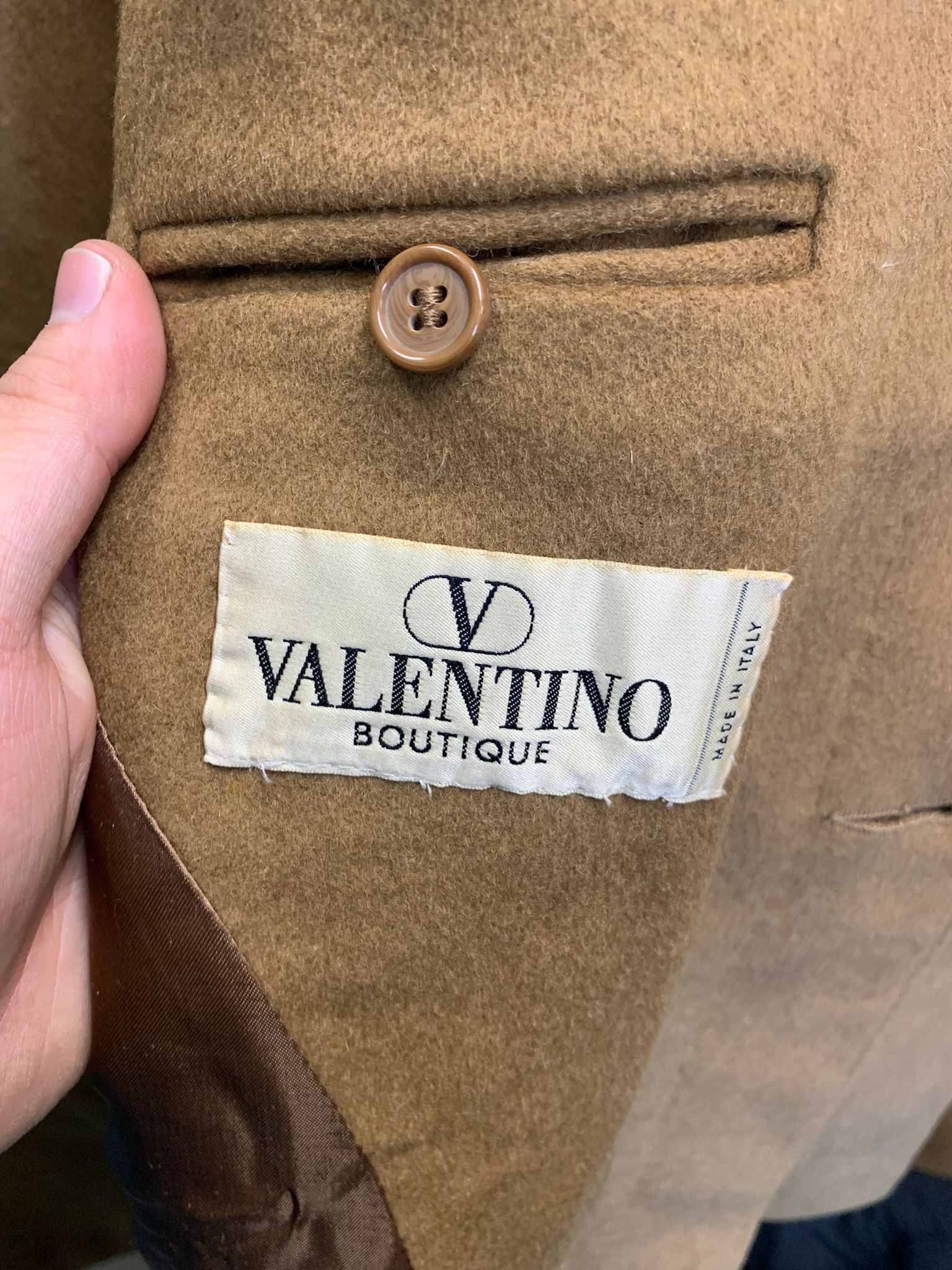 Valentino Vintage Valentino Boutique 100% Cashmere Coat Made in Italy Size US L / EU 52-54 / 3 - 4 Thumbnail