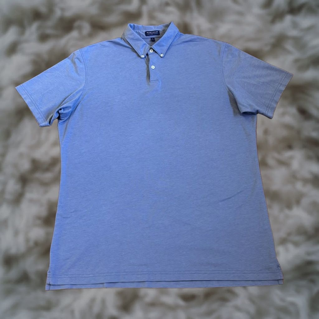 Peter Millar VINTAGE Peter Millar Crown Crafted Golf Polo Shirt Blue XL Men Size US XL / EU 56 / 4 - 1 Thumbnail