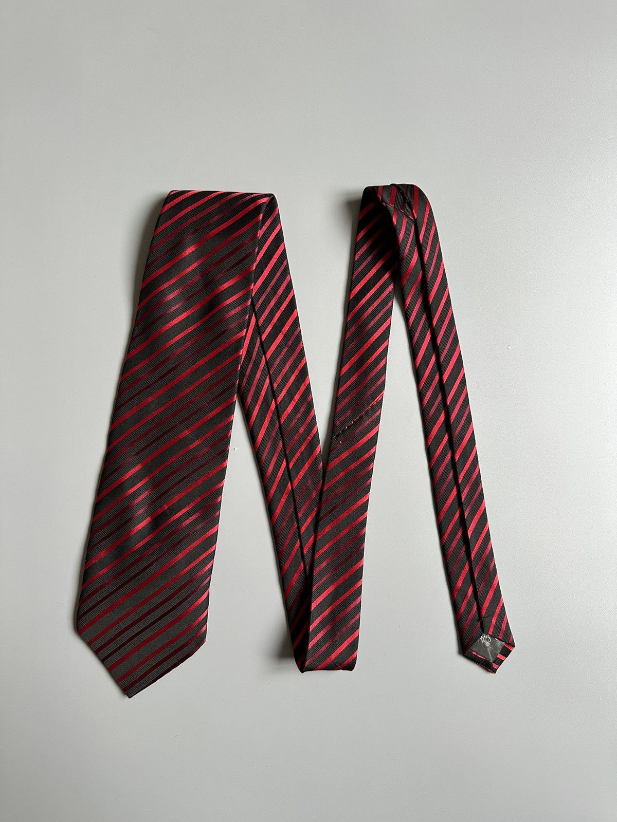 Paul Smith PAUL SMITH Tie Pure Silk Handmade Abstract Signature Stripe Size ONE SIZE - 1 Thumbnail