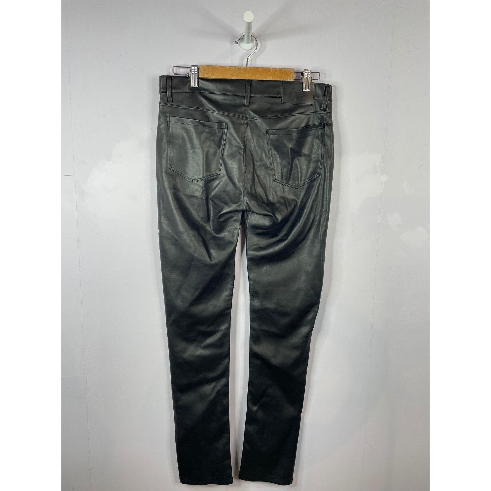 Rta RTA Black Leather Jeans Size US 30 / EU 46 - 2 Thumbnail