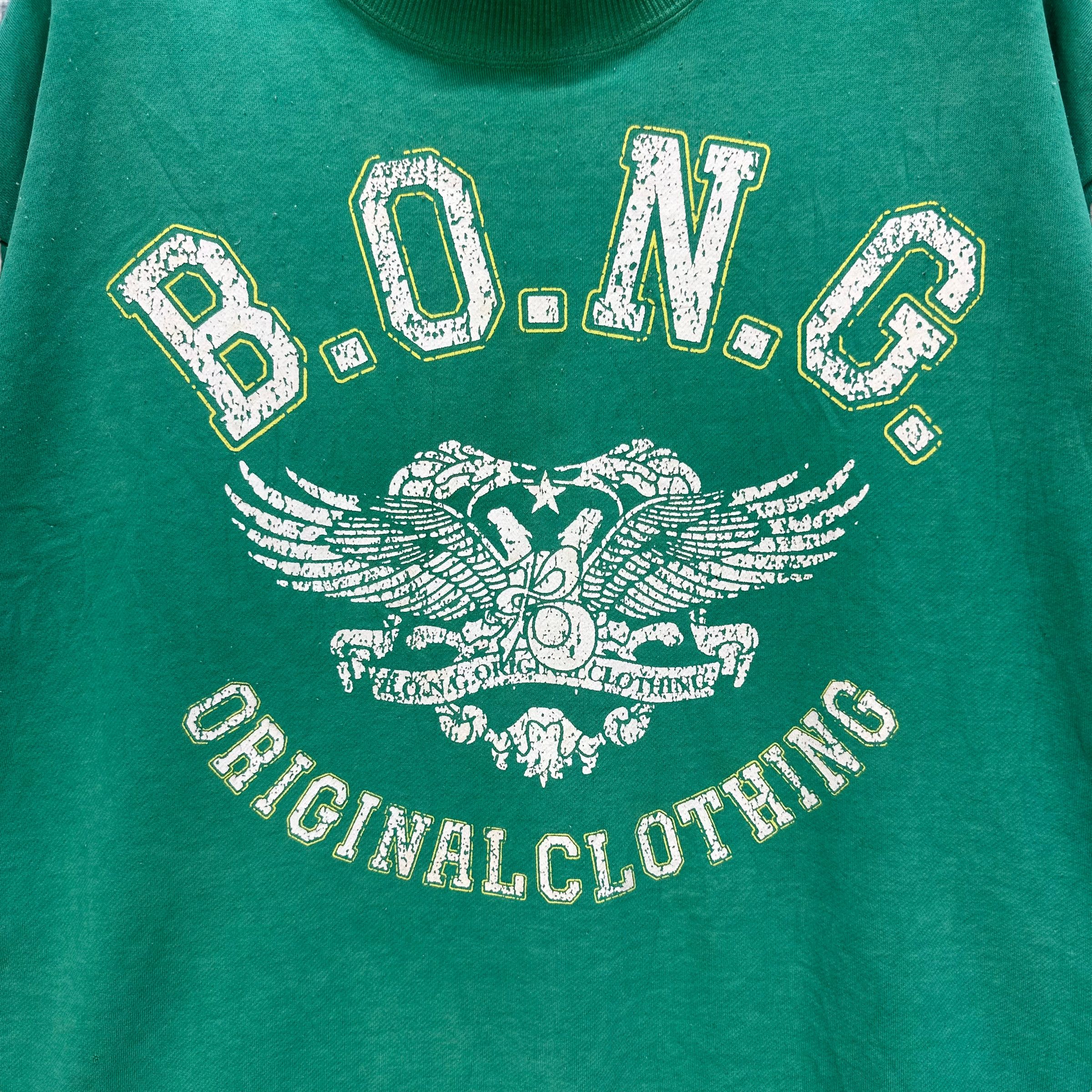 Japanese Brand BONG UK INTERNATIONAL BOG LOGO SWEATSHIRTS #7734-167 Size US L / EU 52-54 / 3 - 3 Thumbnail
