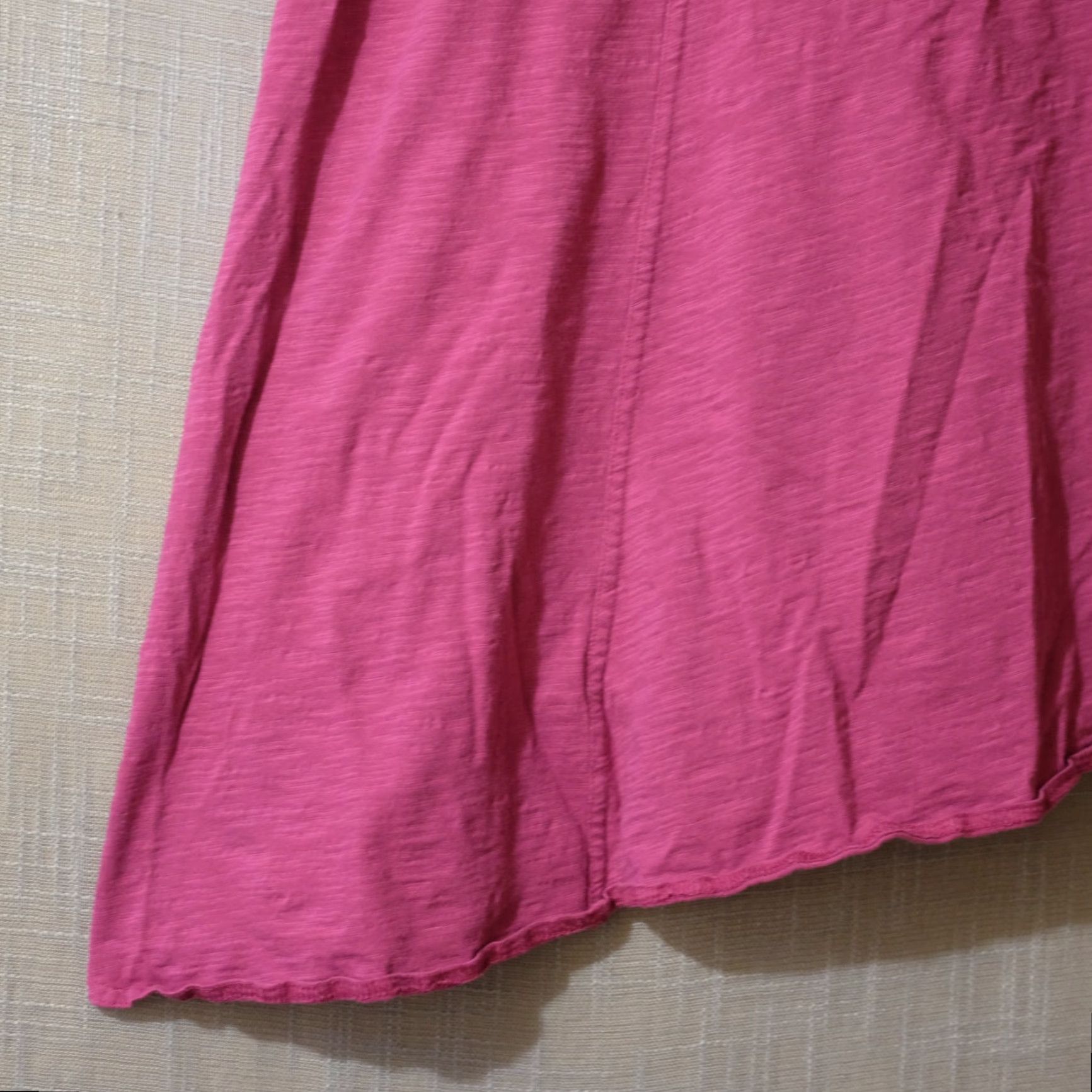 Prana PrAna Skirt Womens S Raspberry 100% Cotton Asymmetric Side A-Line #A13-3 Size 28" / US 6 / IT 42 - 3 Thumbnail