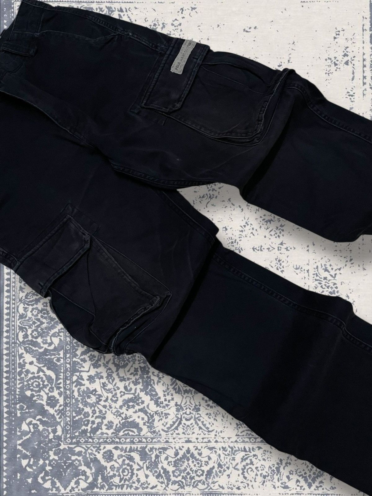 Designer × Polo Ralph Lauren × Vintage Vintage Designer Polo Raplh Laurent Distressed Cargo Pant Size US 29 - 6 Thumbnail