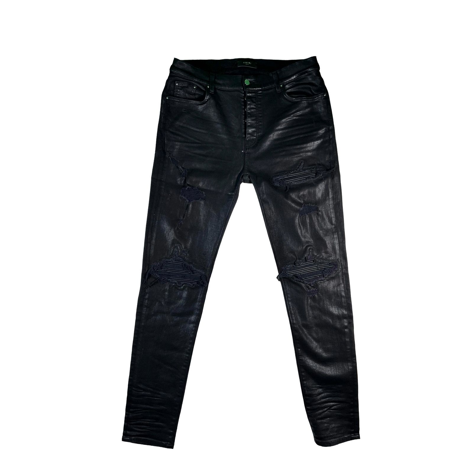 Amiri Amiri Wax Black Jeans Size US 40 / EU 56 - 1 Thumbnail