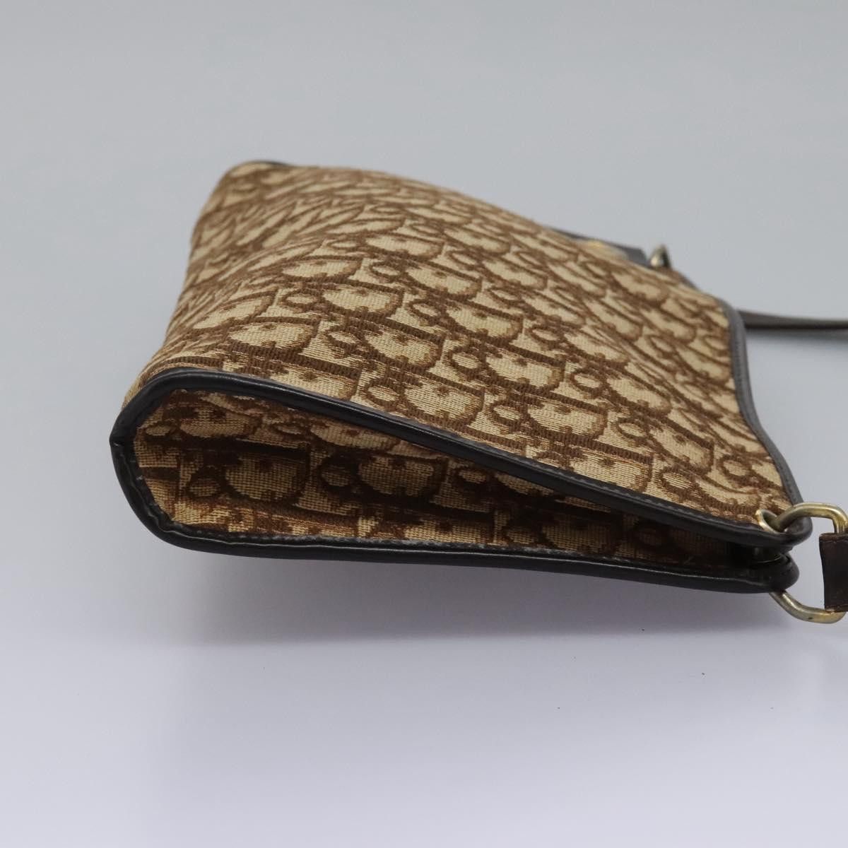 Dior DIOR Trotter Canvas Shoulder Bag Brown Size ONE SIZE - 4 Thumbnail