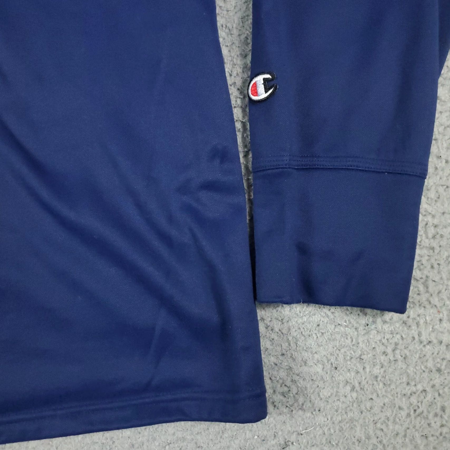 Champion Champion Sweatshirt Mens Large Blue Polyester 1/4 Zip Up Pullover Shirt Size US L / EU 52-54 / 3 - 5 Thumbnail