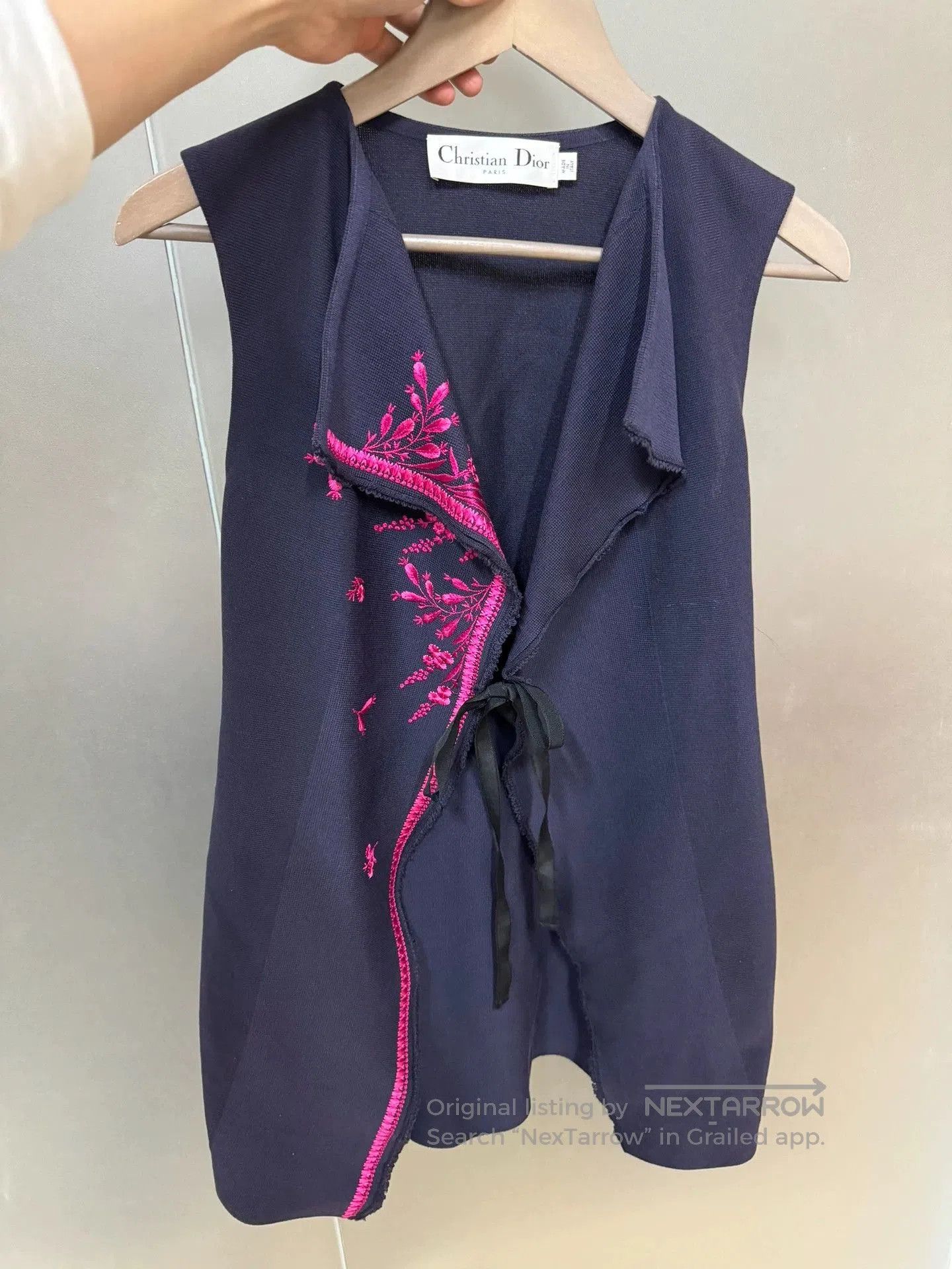 Dior dior raf simons floral embroidered vest. Size US M / EU 48-50 / 2 - 2 Thumbnail