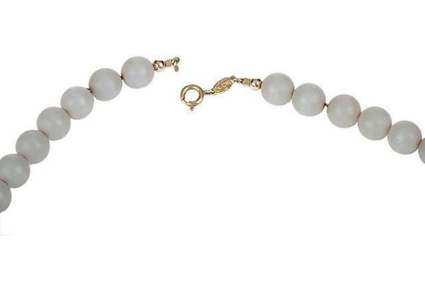 Dior German Dior Faux Chalcedony Beaded Necklace Size ONE SIZE - 5 Thumbnail