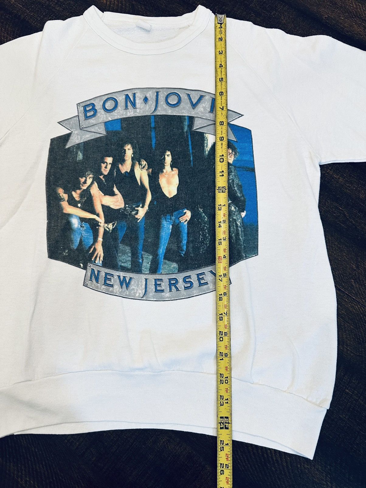 Other VTG Bon Jovi New Jersey 1989 Tour Sweatshirt-Faded Tag-Med Size US M / EU 48-50 / 2 - 4 Thumbnail