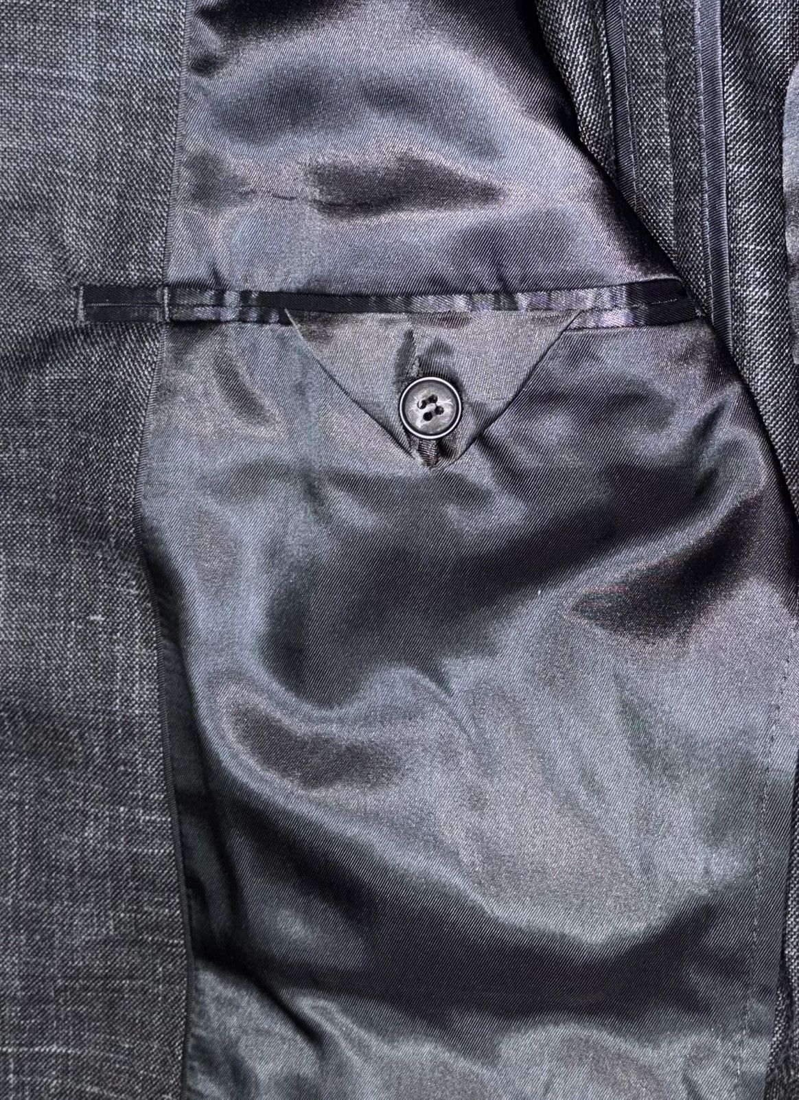 Nordstrom Nordstrom Men’s Shop Trim Gray Wool Blend Sport Coat 40 R Size 40R - 8 Thumbnail