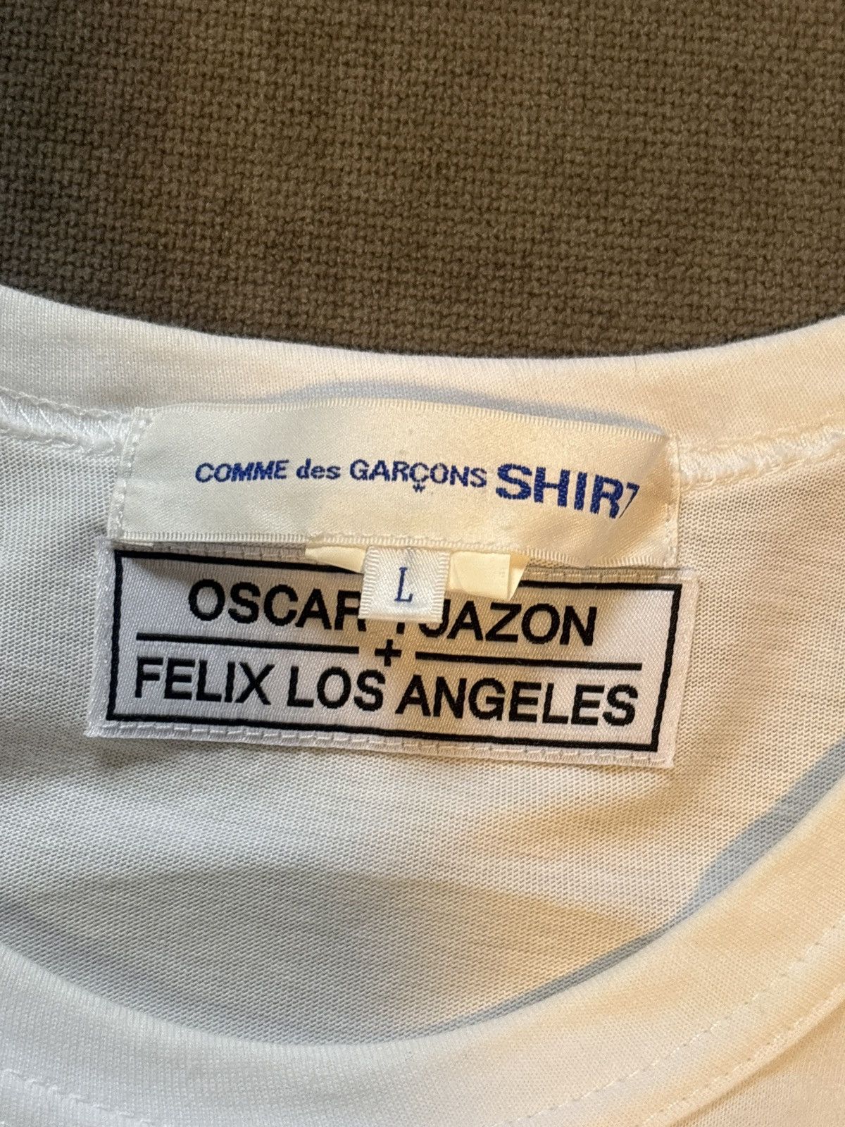 Comme des Garcons × Dover Street Market CDG tee Oscae Tuazon Size US L / EU 52-54 / 3 - 4 Thumbnail