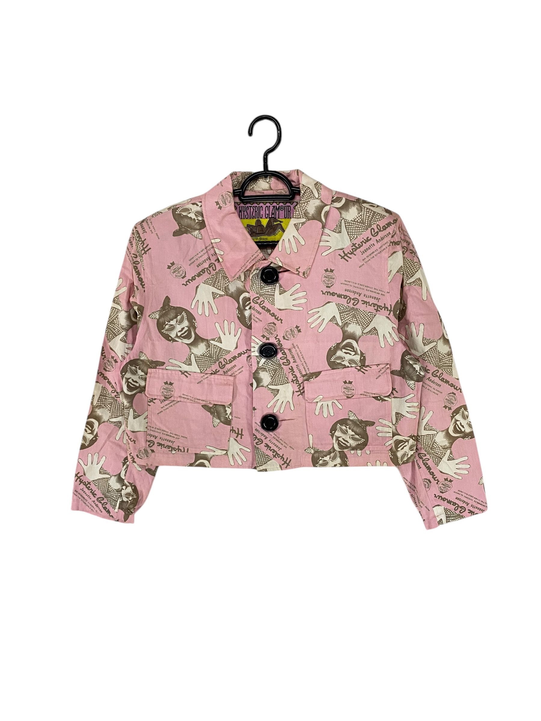 1980s Hysteric glamour Nobu allover print cropped jacket