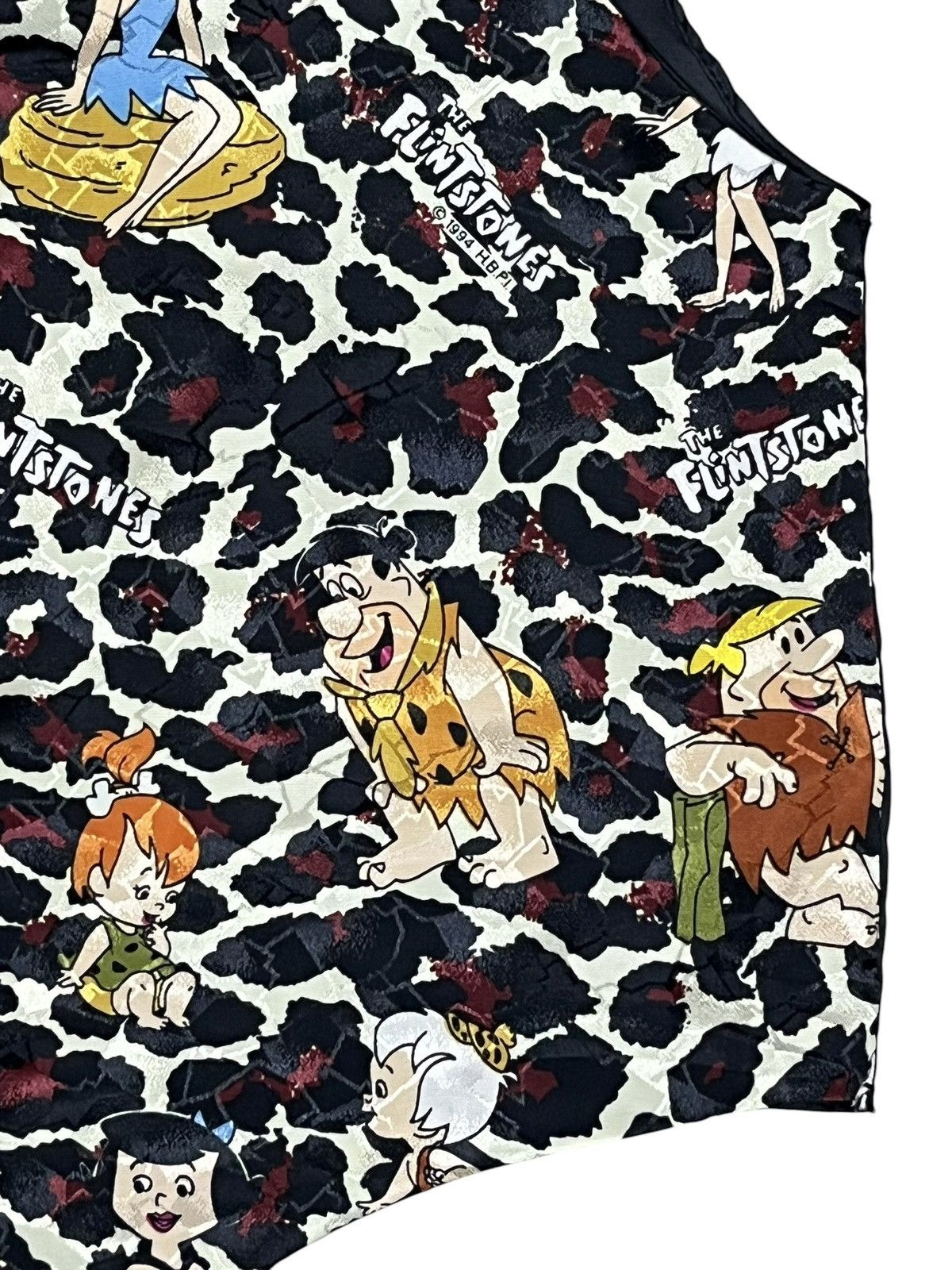 Cartoon Network Vintage 1994 Flintstones Leopard Print Cartoon Vest Size US XS / EU 42 / 0 - 3 Thumbnail