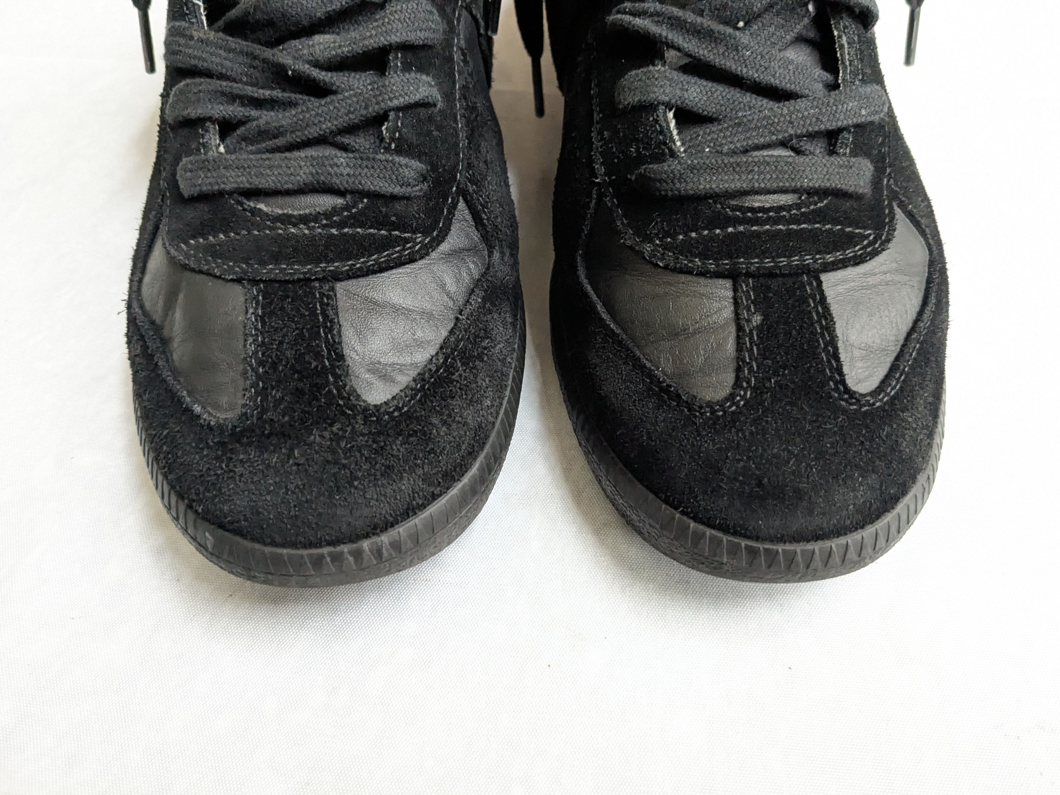Maison Margiela Maison Margiela Replica Black Leather Sneakers 8 41 Size US 8 / EU 41 - 4 Thumbnail