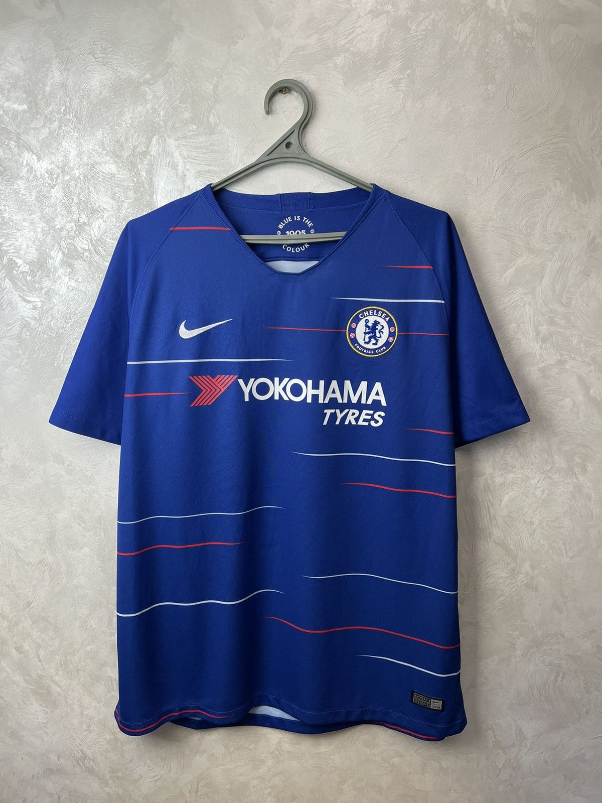 Nike CHELSEA 2018 2019 HOME FOOTBALL SHIRT SOCCER JERSEY Xl men Size US XL / EU 56 / 4 - 1 Thumbnail