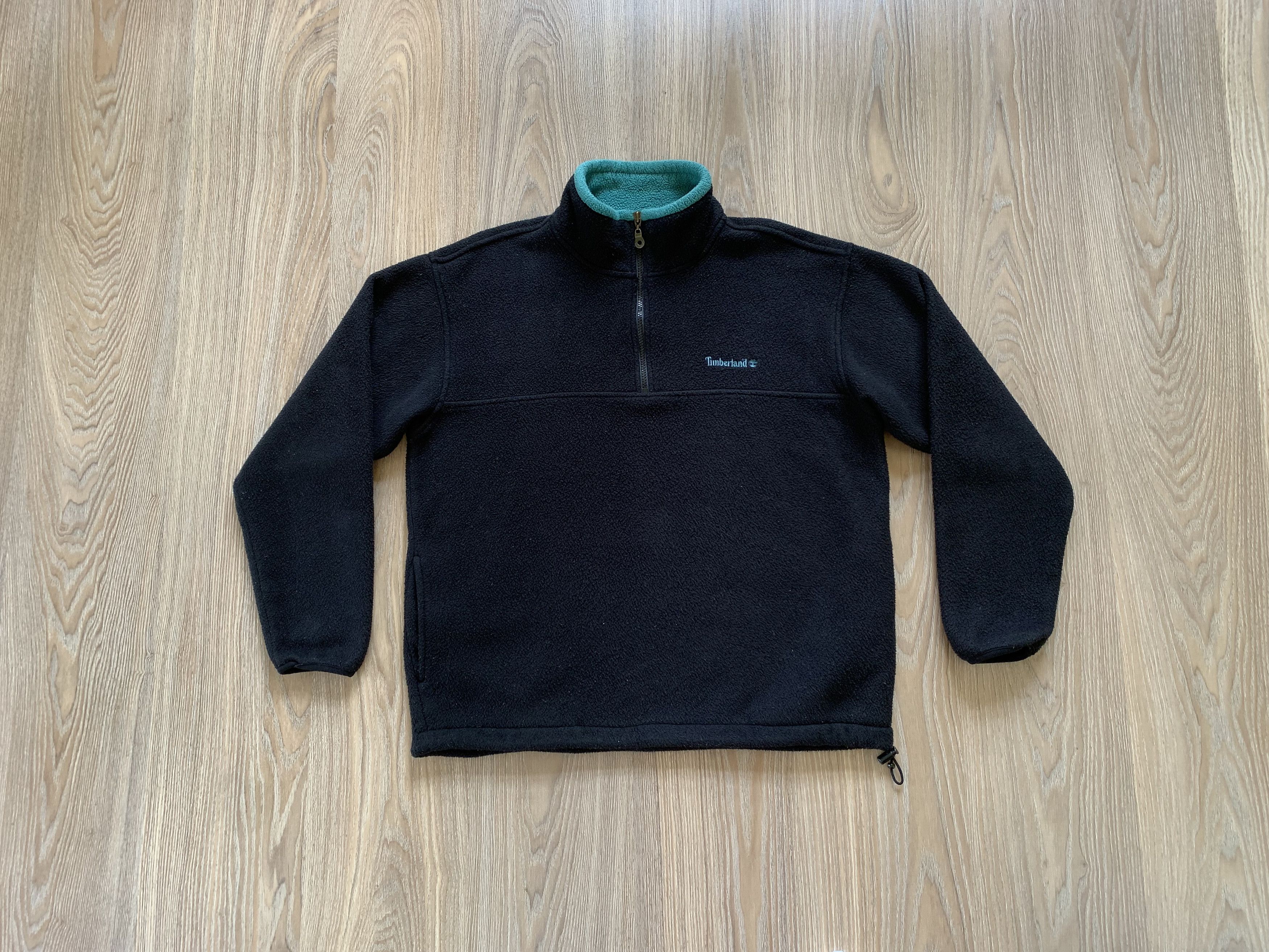 Timberland × Vintage Vintage Timberland Quarter Zip Fleece Sweatshirt Size US S / EU 44-46 / 1 - 10 Thumbnail