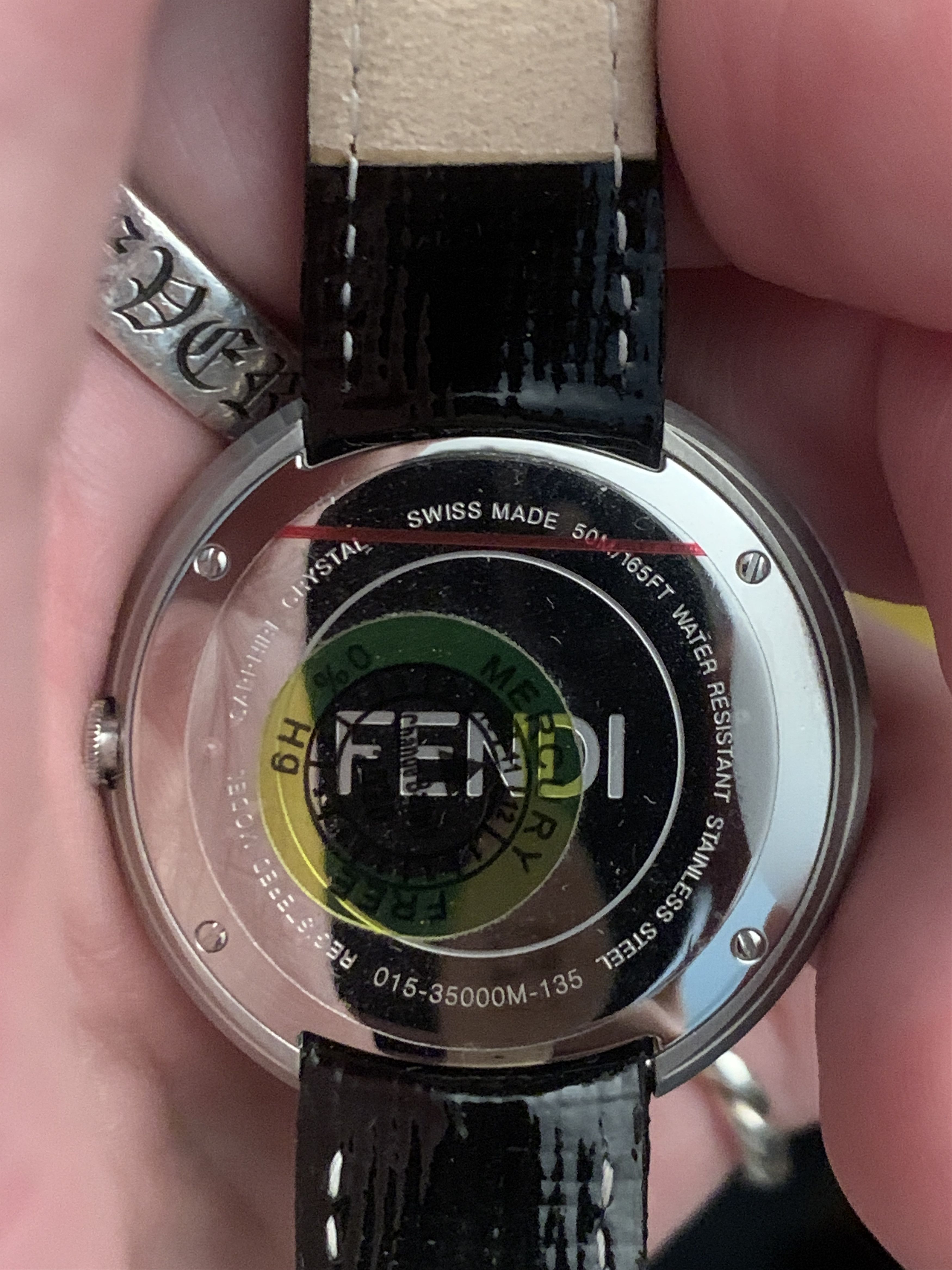 Fendi *RARE* New Fendi VVS Diamond Bezel Leather Strap Swiss Watch Size ONE SIZE - 7 Thumbnail