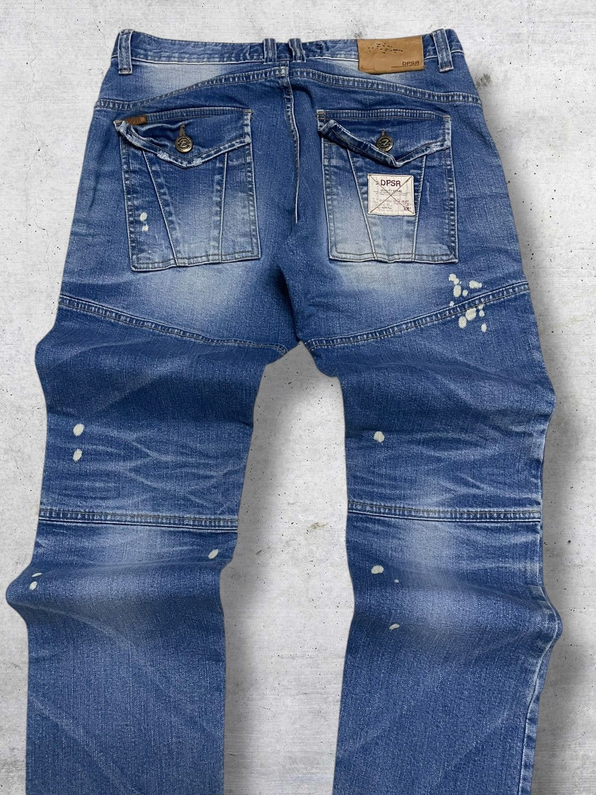 Japanese Brand VINTAGE JAPAN DESIGNER CRAFTED PREMIUM SPLASH OG DENIM Size US 32 / EU 48 - 13 Thumbnail