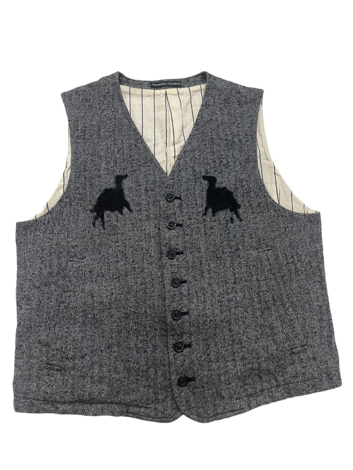 Tsumori Chisato VINTAGE I.S Tsumori Chisato MIYAKE DESIGN VEST Size US S / EU 44-46 / 1 - 1 Thumbnail