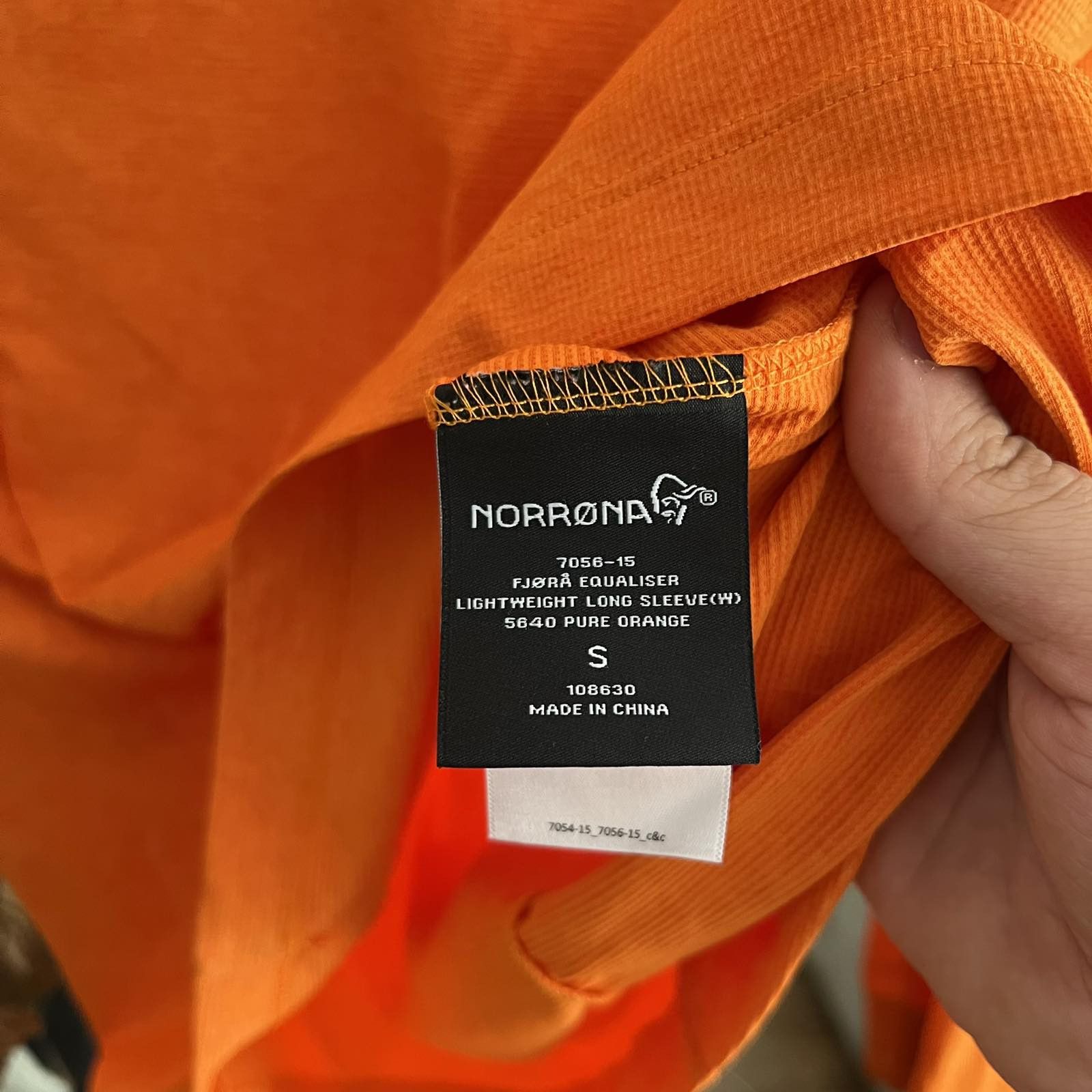 Norrona NORRONA Fjora Longsleeve Men Sz S Outdoor Trekking Orange Size US S / EU 44-46 / 1 - 6 Thumbnail