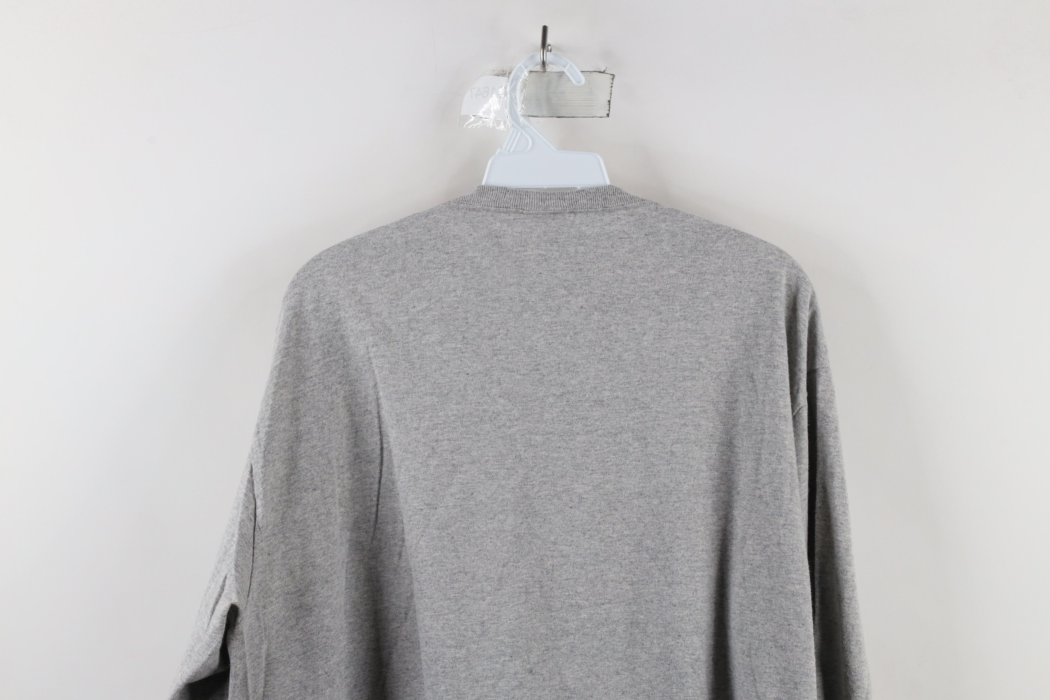 Tommy Hilfiger × Vintage Vintage 90s Tommy Hilfiger Out Long Sleeve T-Shirt Gray Size US L / EU 52-54 / 3 - 9 Thumbnail