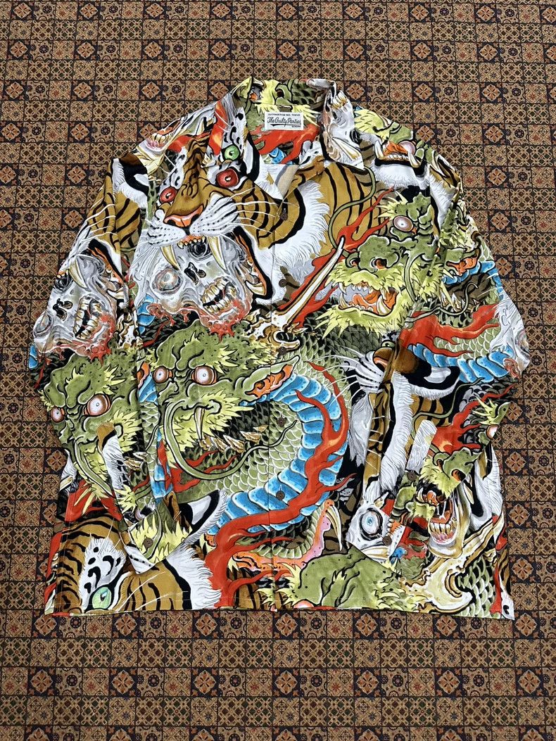 Wacko Maria wacko maria Dragon Tiger full print long sleeves Size US XL / EU 56 / 4 - 1 Thumbnail